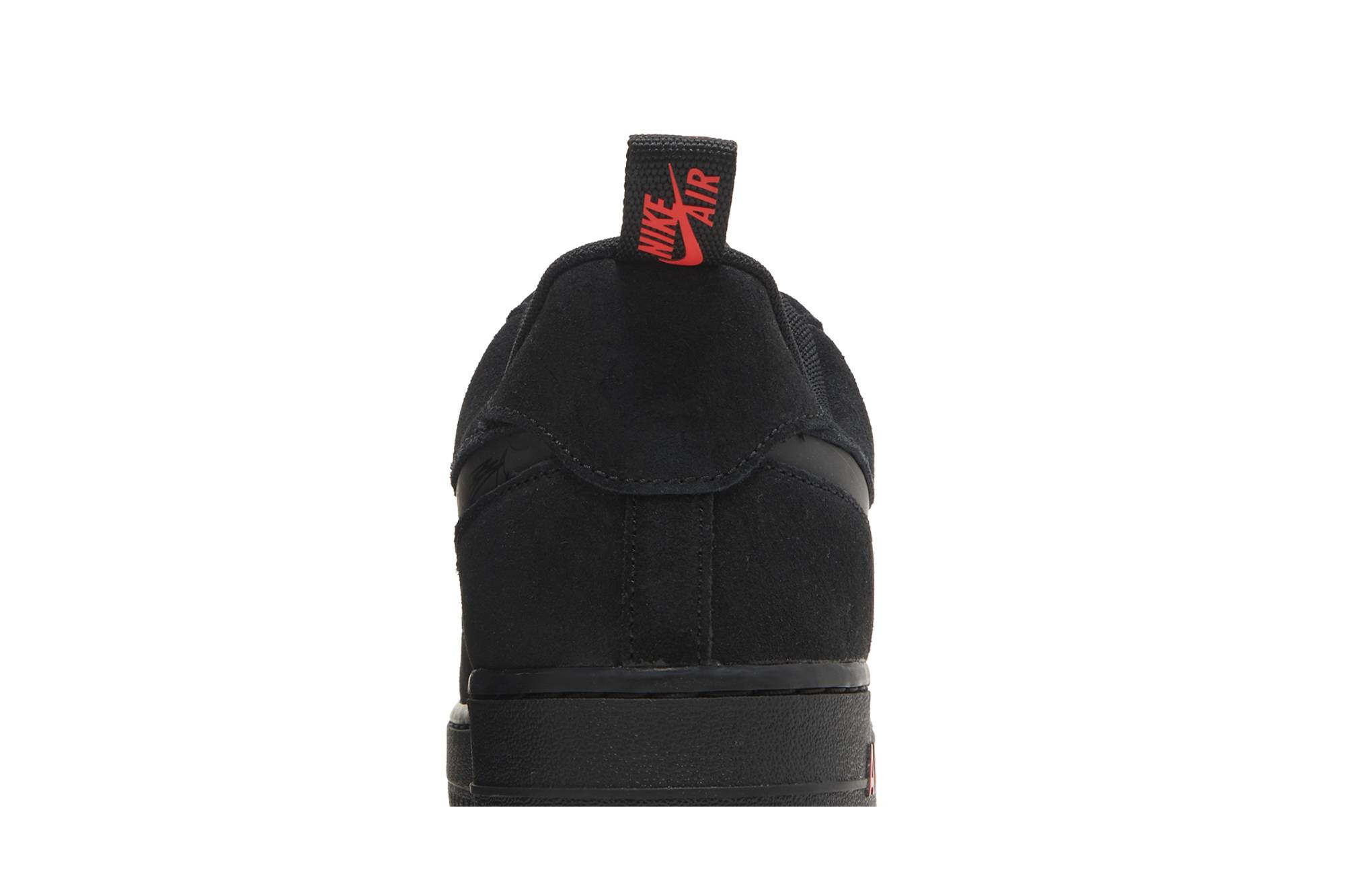 Nike Air Force 1 Low 'Multi-Swoosh Black Orange' DZ4514-001 - Image 7