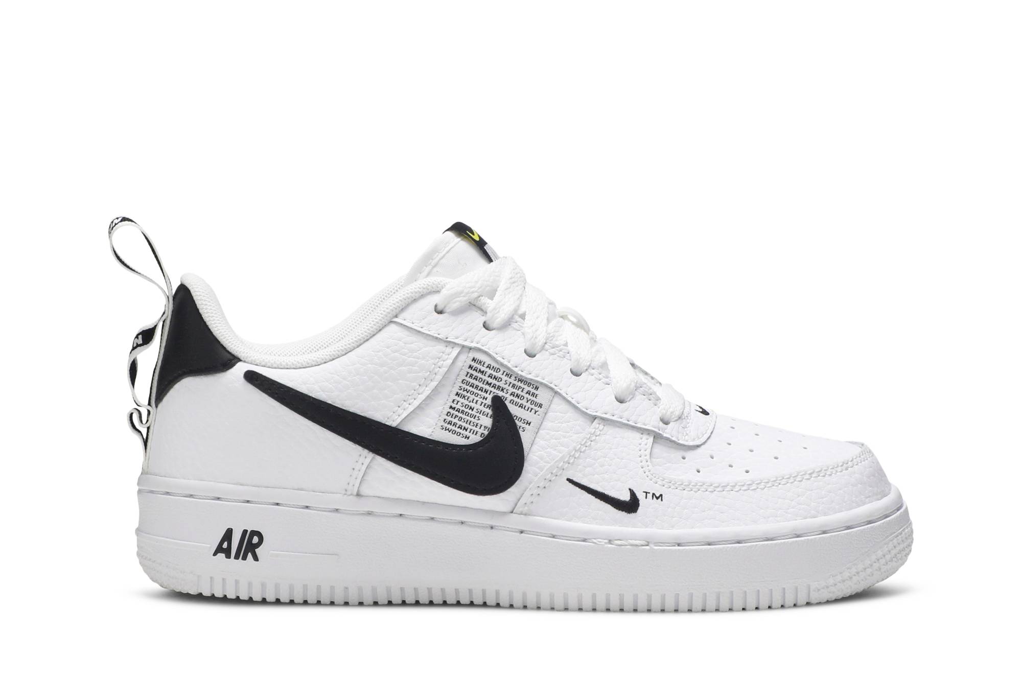 (Grade School) Nike Air Force 1 Low Utility White Black AR1708-100