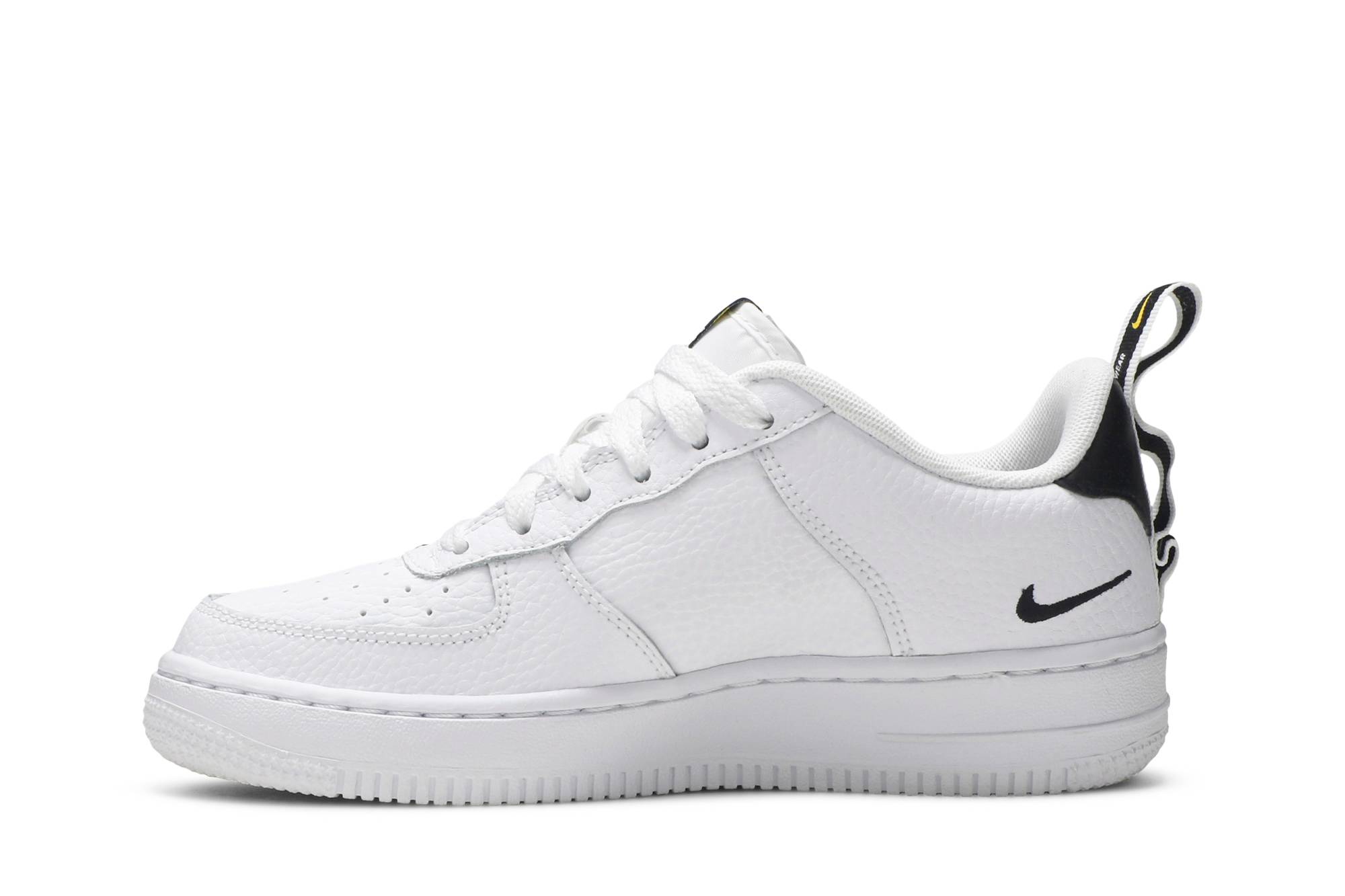 (Grade School) Nike Air Force 1 Low Utility White Black AR1708-100 - Image 3