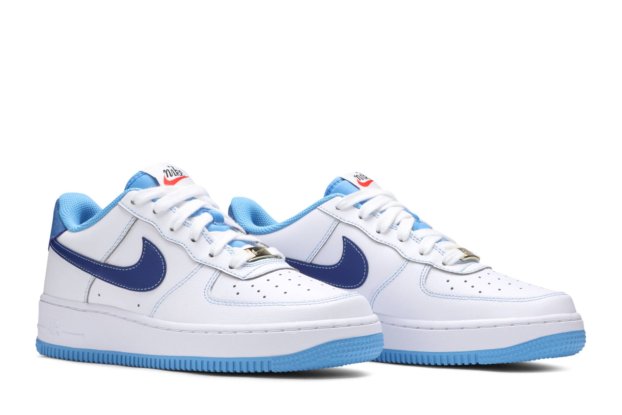 (Youth) Nike Air Force 1 S50 'White University Blue' DB1560-100 - Image 8