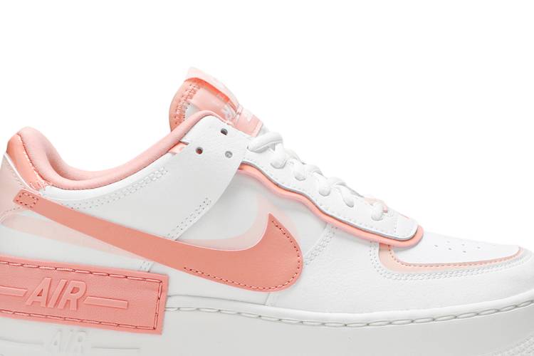 (Women) Nike Air Force 1 Shadow 'Washed Coral' CJ1641-101 - Image 2