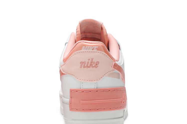 (Women) Nike Air Force 1 Shadow 'Washed Coral' CJ1641-101 - Image 7