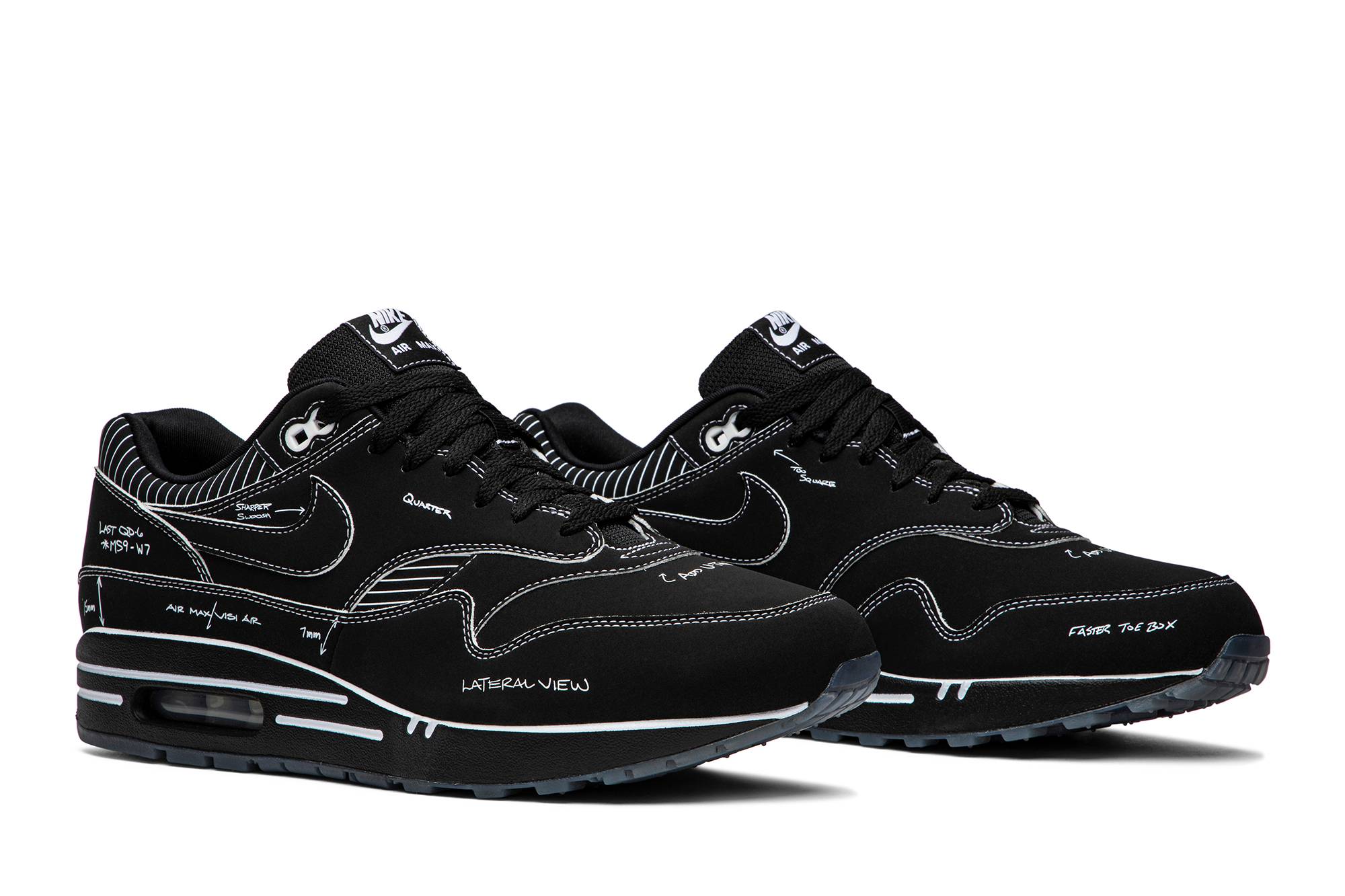 Nike Air Max 1 'Tinker Sketch to Shelf - Black Schematic' CJ4286-001 - Image 8