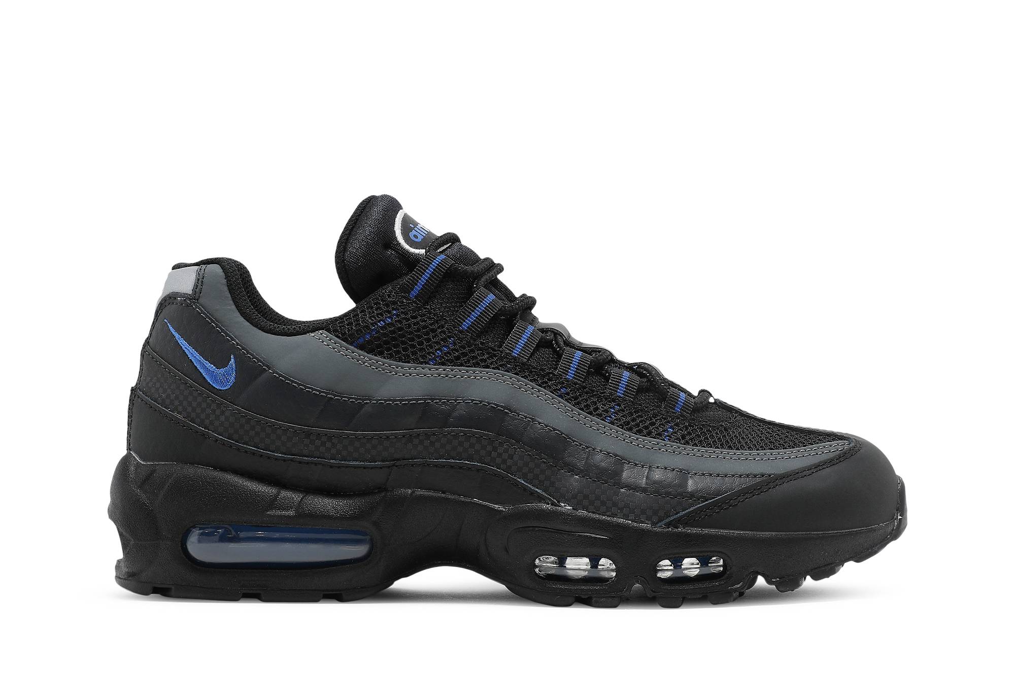 Nike Air Max 95 Essential Black Game Royal DM9104-001 Coiloa