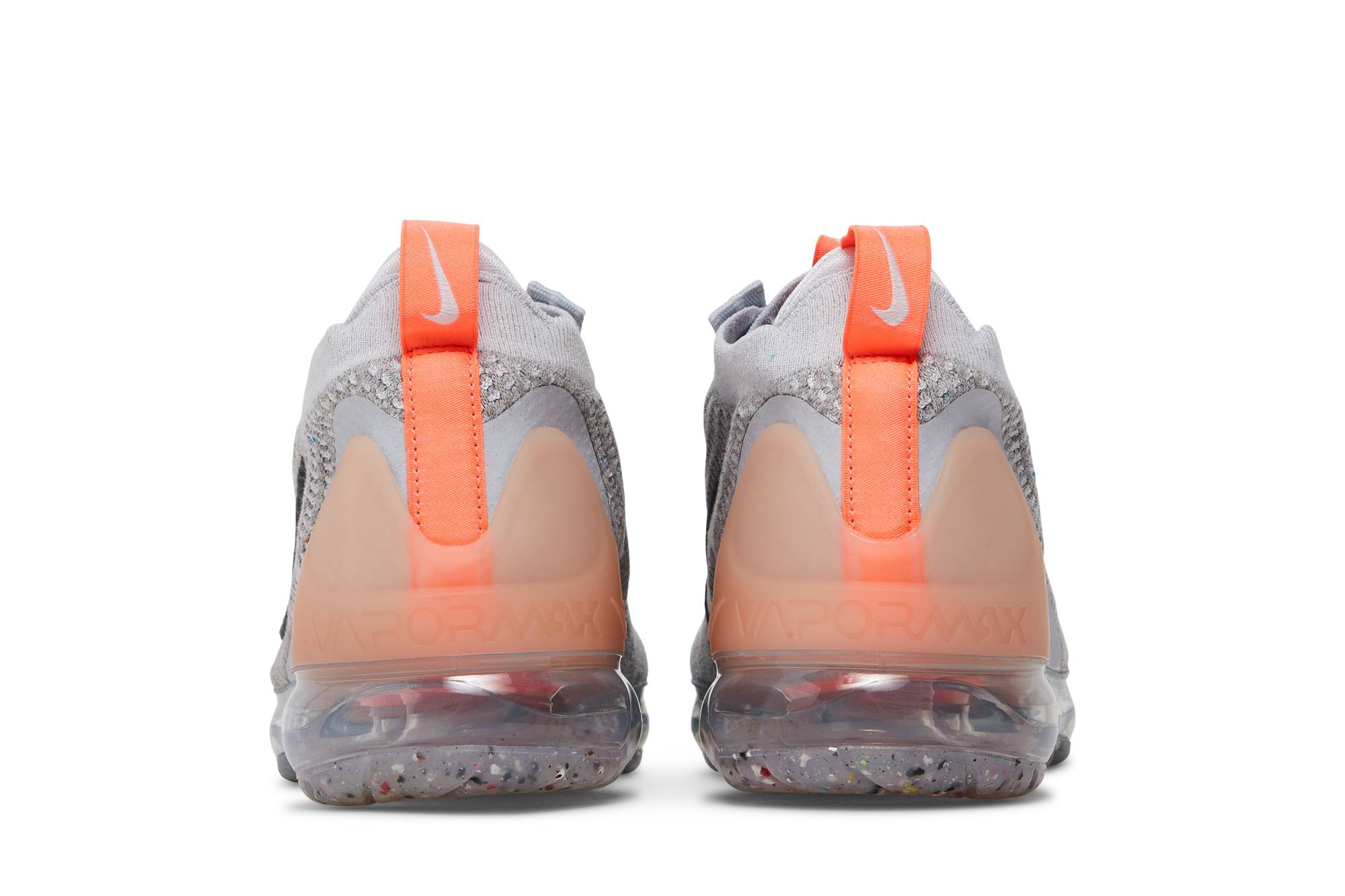 Nike Air VaporMax Flyknit 'Grey Fog Bright Mango' 2021 DH4084-002 - Afbeelding 6