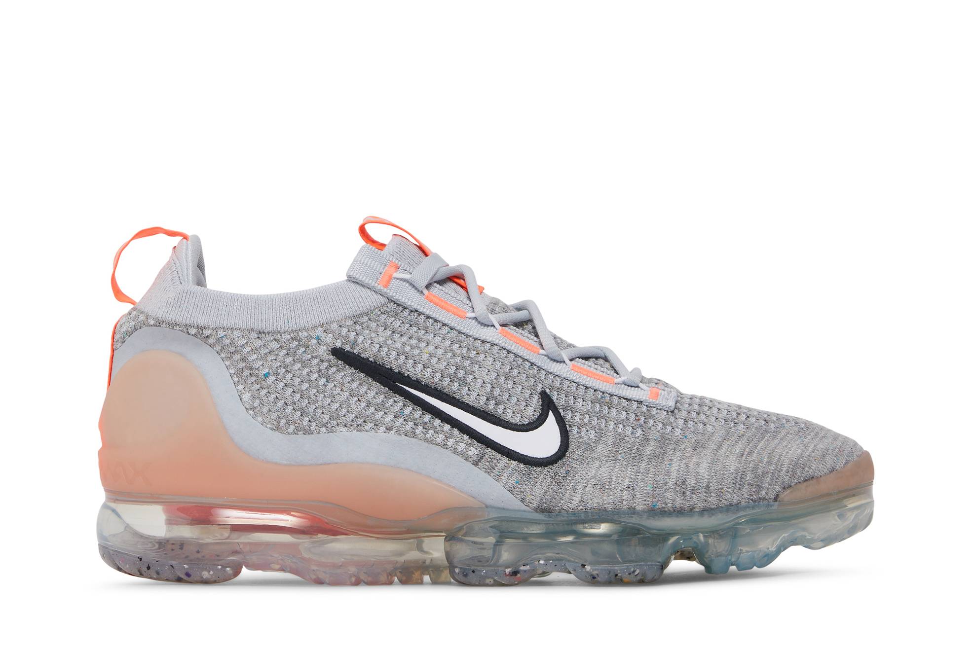 Nike Air VaporMax Flyknit 'Grey Fog Bright Mango' 2021 DH4084-002