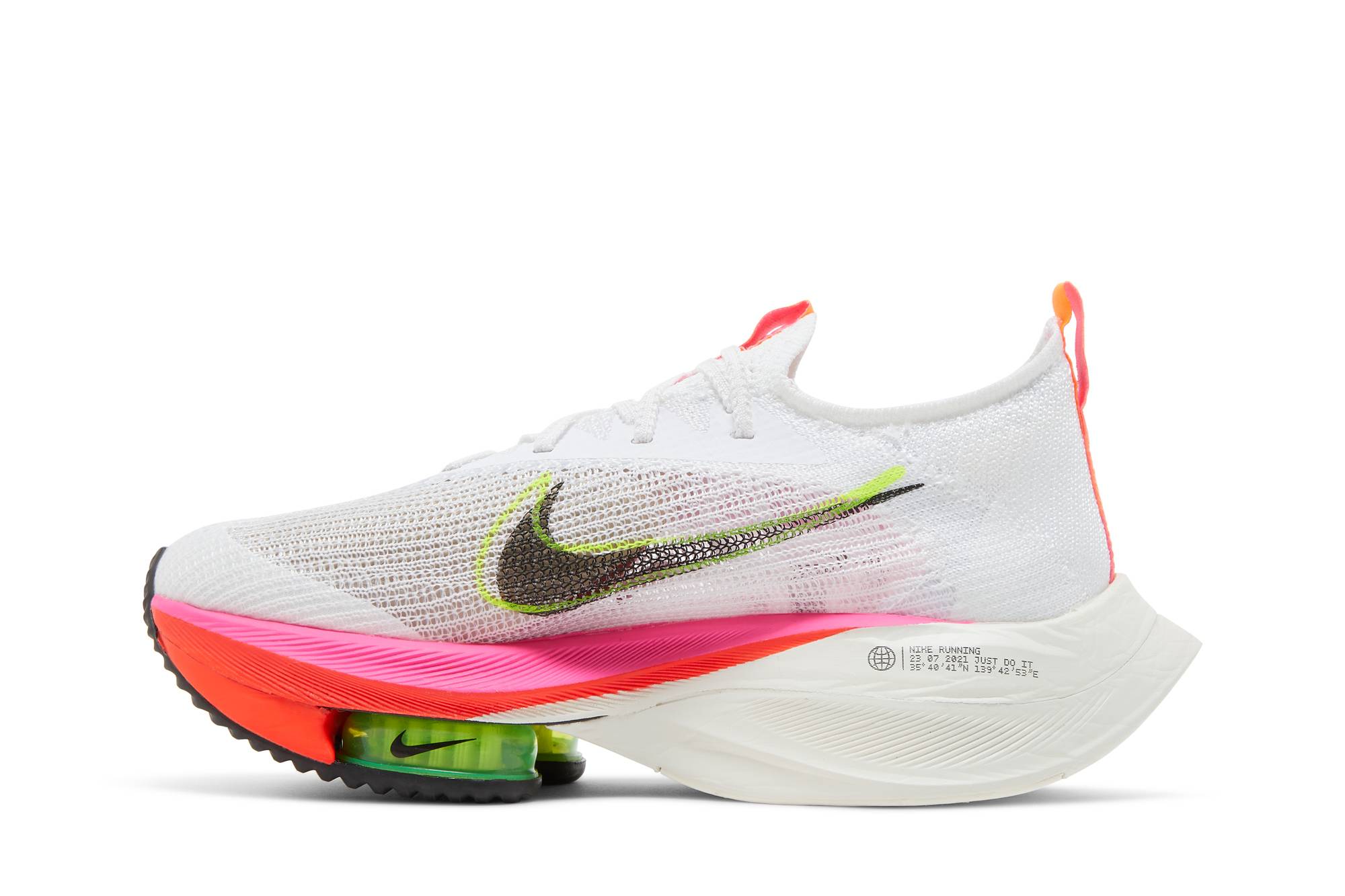 Nike Air Zoom Alphafly Next% Flyknit White Pink DJ5455-100 Coiloa - Image 3