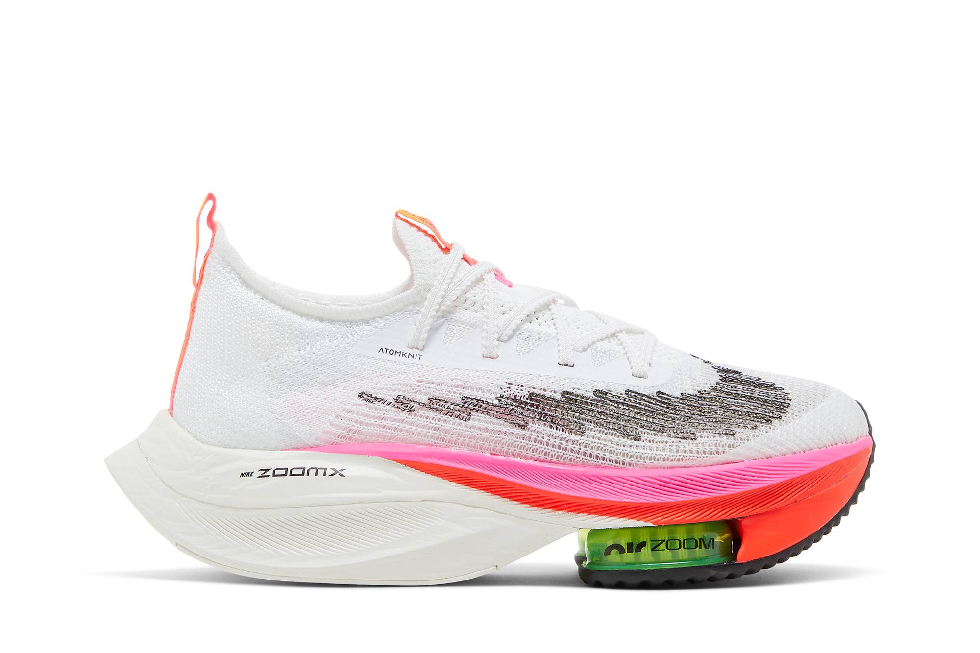 Nike Air Zoom Alphafly Next% Flyknit White Pink DJ5455-100 Coiloa