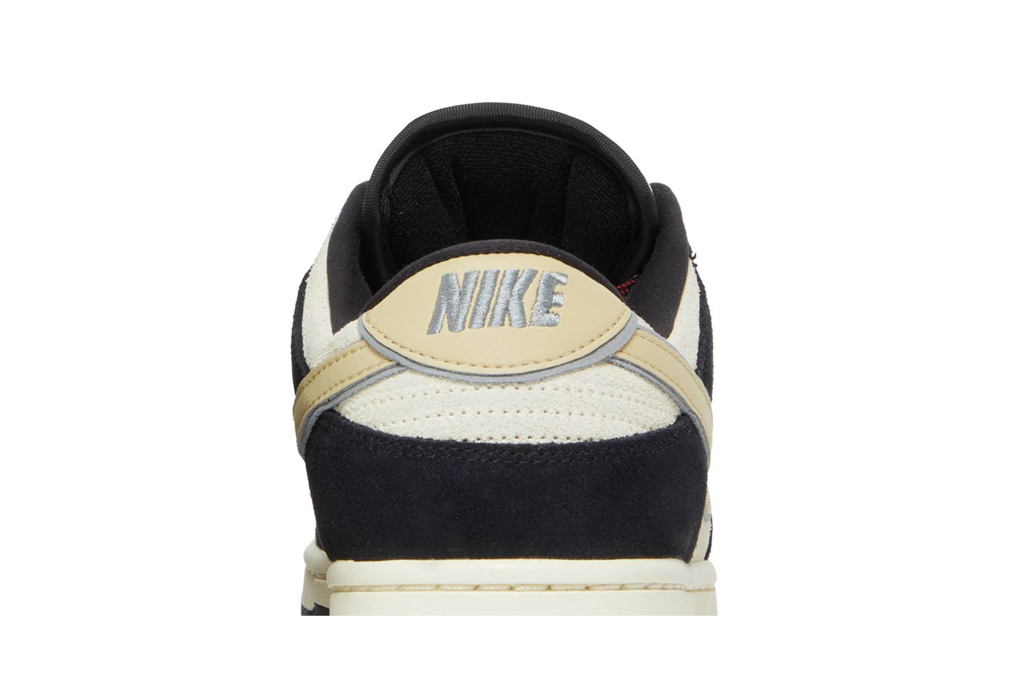 (Women) Nike Dunk Low Black Suede DV3054-001 Moroen - Image 7