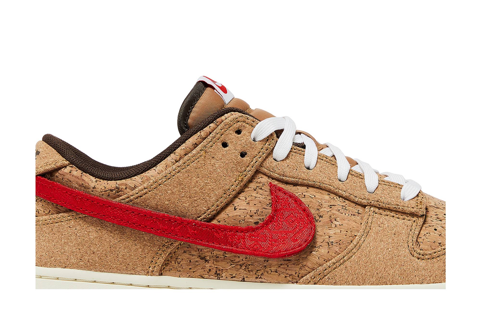 CLOT x Nike Dunk Low SP Flax FN0317-121 Moroen - Image 2