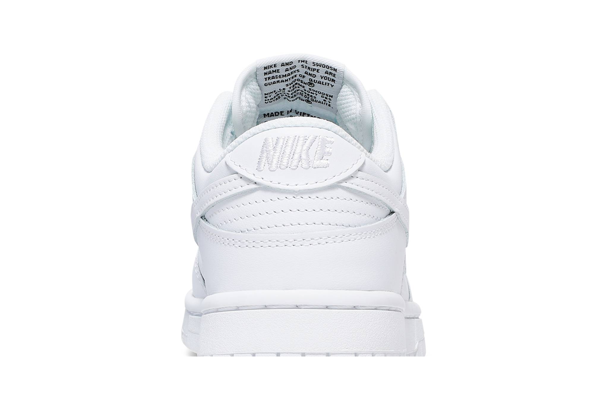 (Women) Nike Dunk Low Triple White DD1503-109 Moroen - Image 7