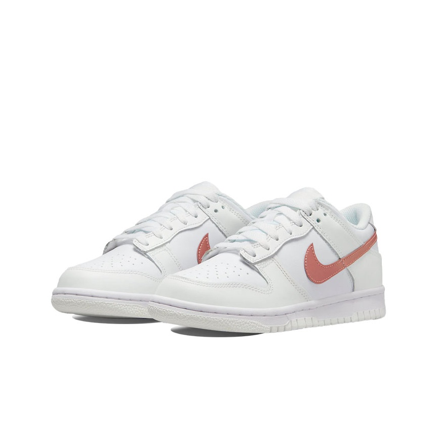 (Grade School) Nike Dunk Low 'White Pink' DH9765-100 - Image 3