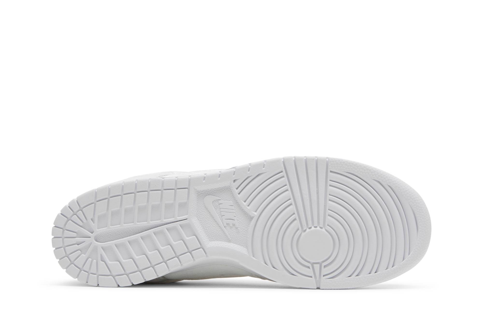 Dover Street Market x Nike Dunk Low 'Triple White' DH2686-100 - Image 4