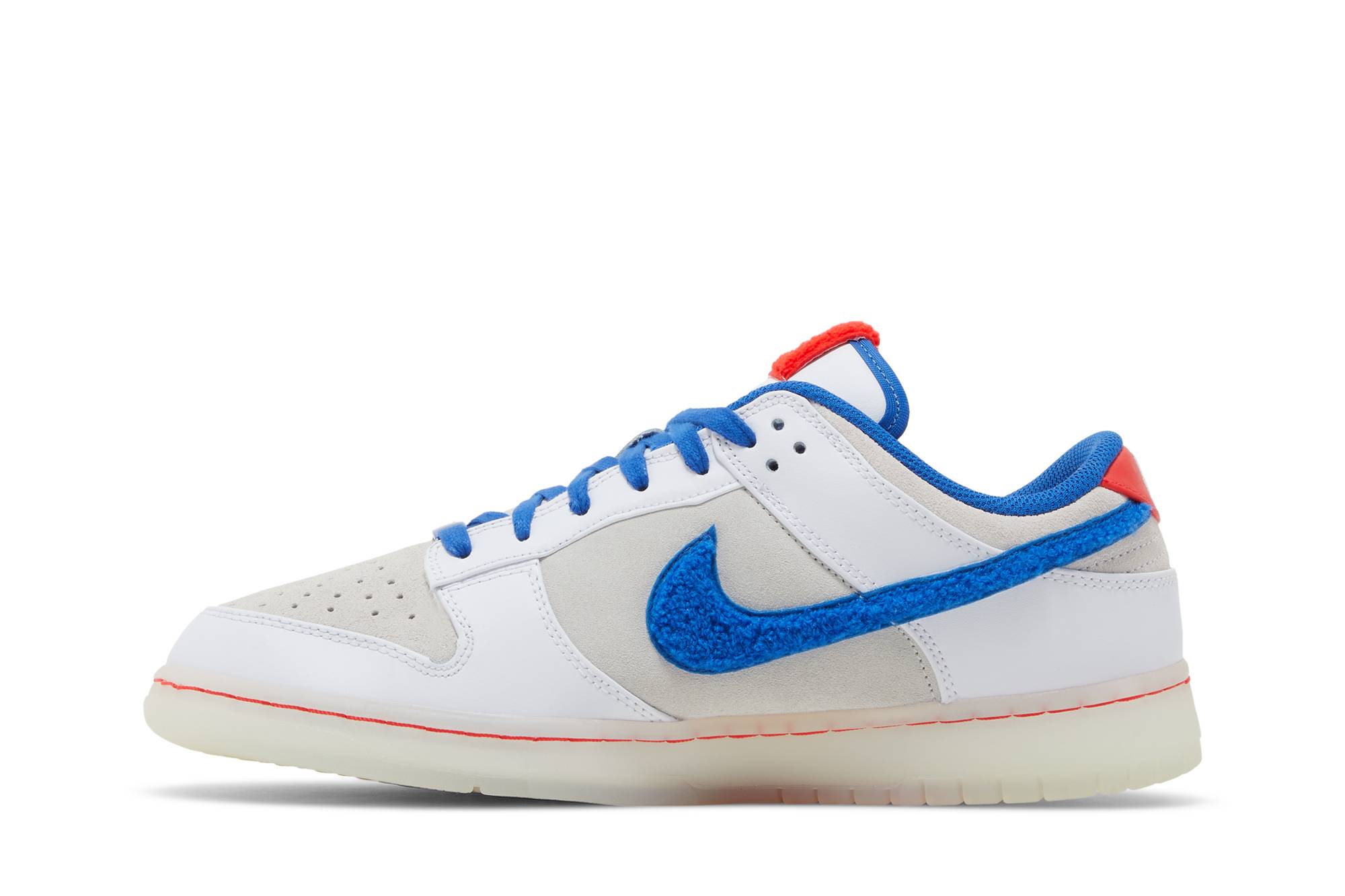 Nike Dunk Low Year of the Rabbit White/Crimson-Varsity Royal FD4203-161 Moroen - Image 3