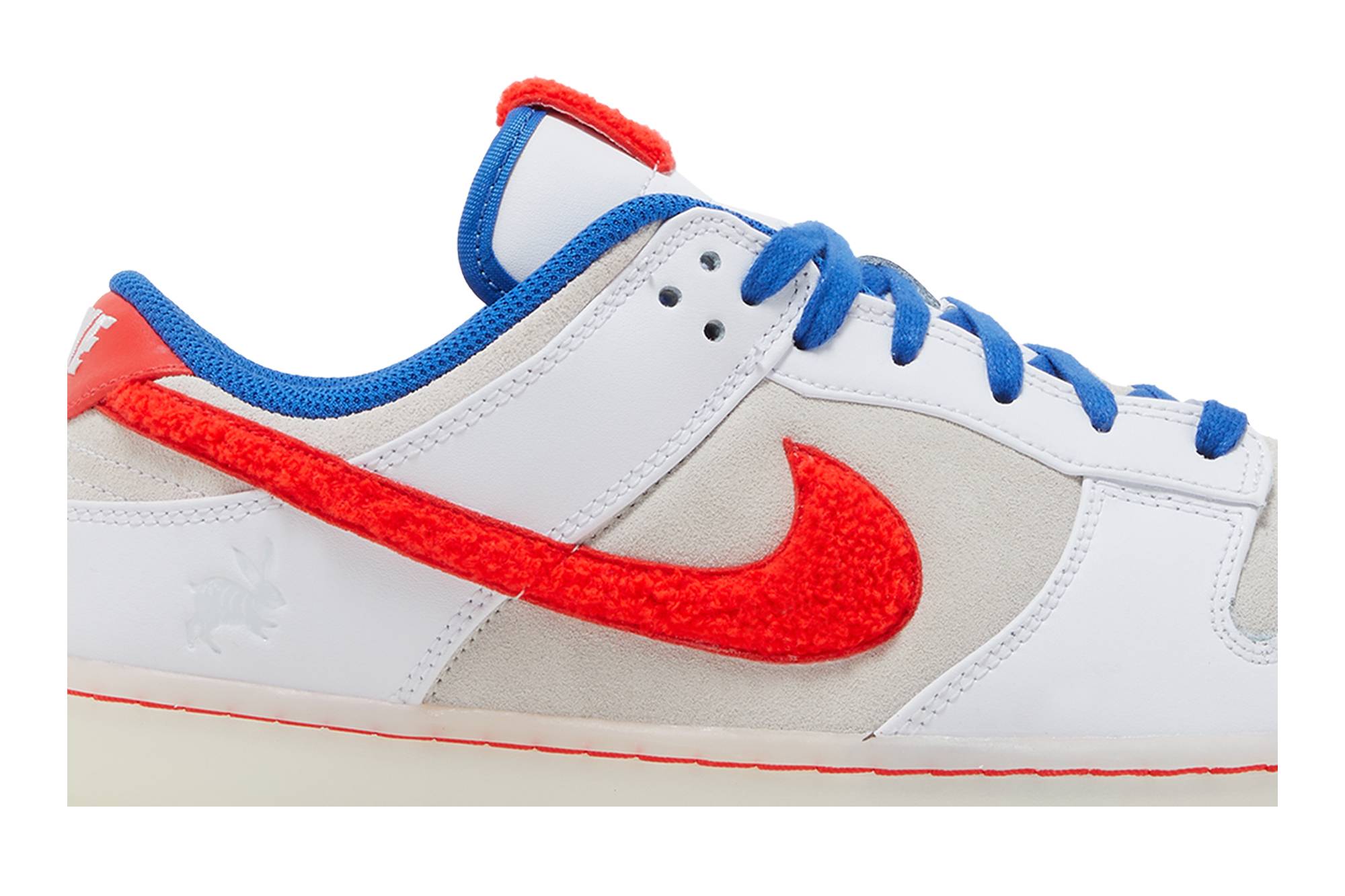 Nike Dunk Low Year of the Rabbit White/Crimson-Varsity Royal FD4203-161 Moroen - Image 2