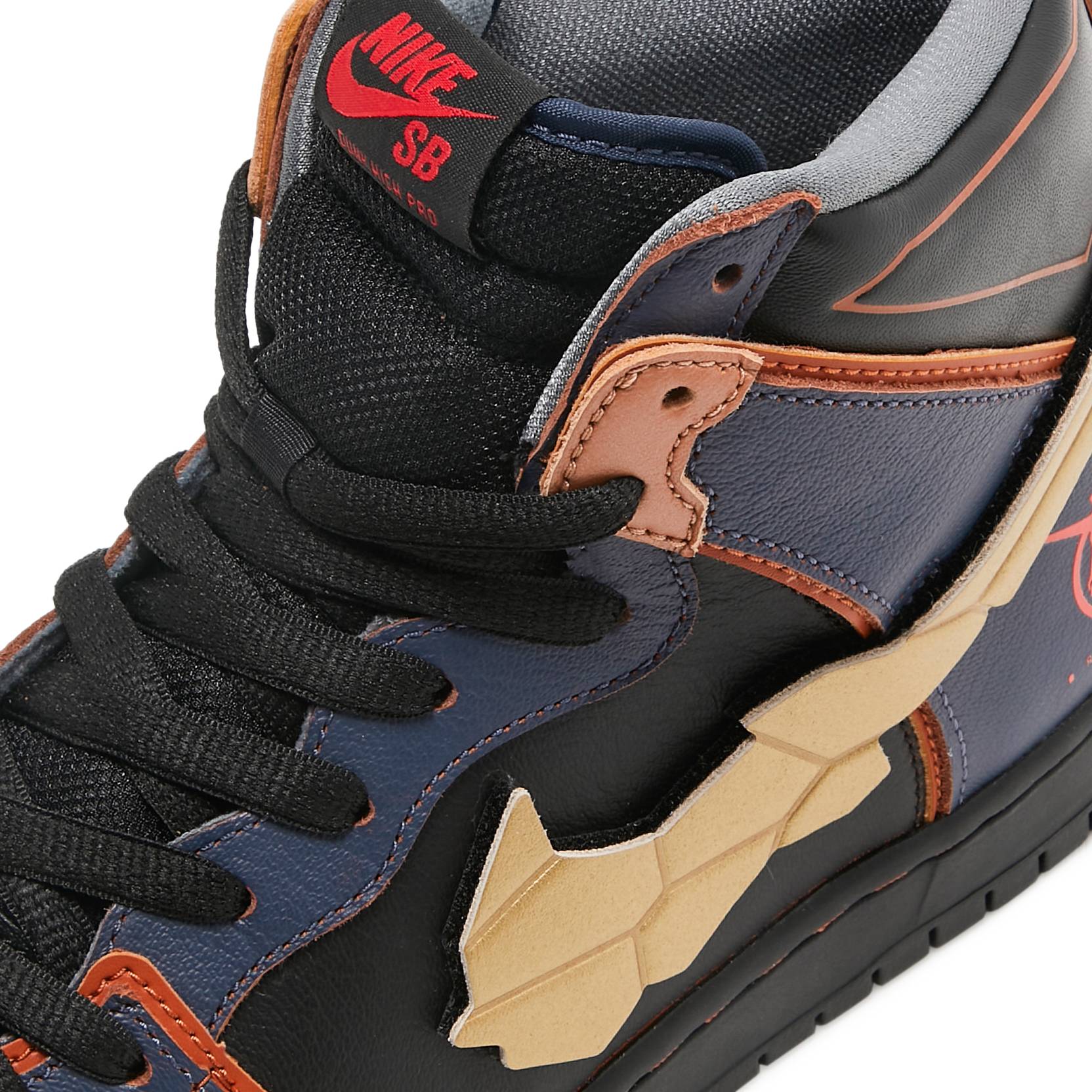 Gundam x Nike SB Dunk High 'Project Unicorn - Banshee Norn' DH7717-400 - Imagem 9