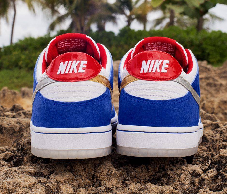 Ishod Wair x Nike SB Dunk Low Pro BMW 839685-416 Moroen - Image 8