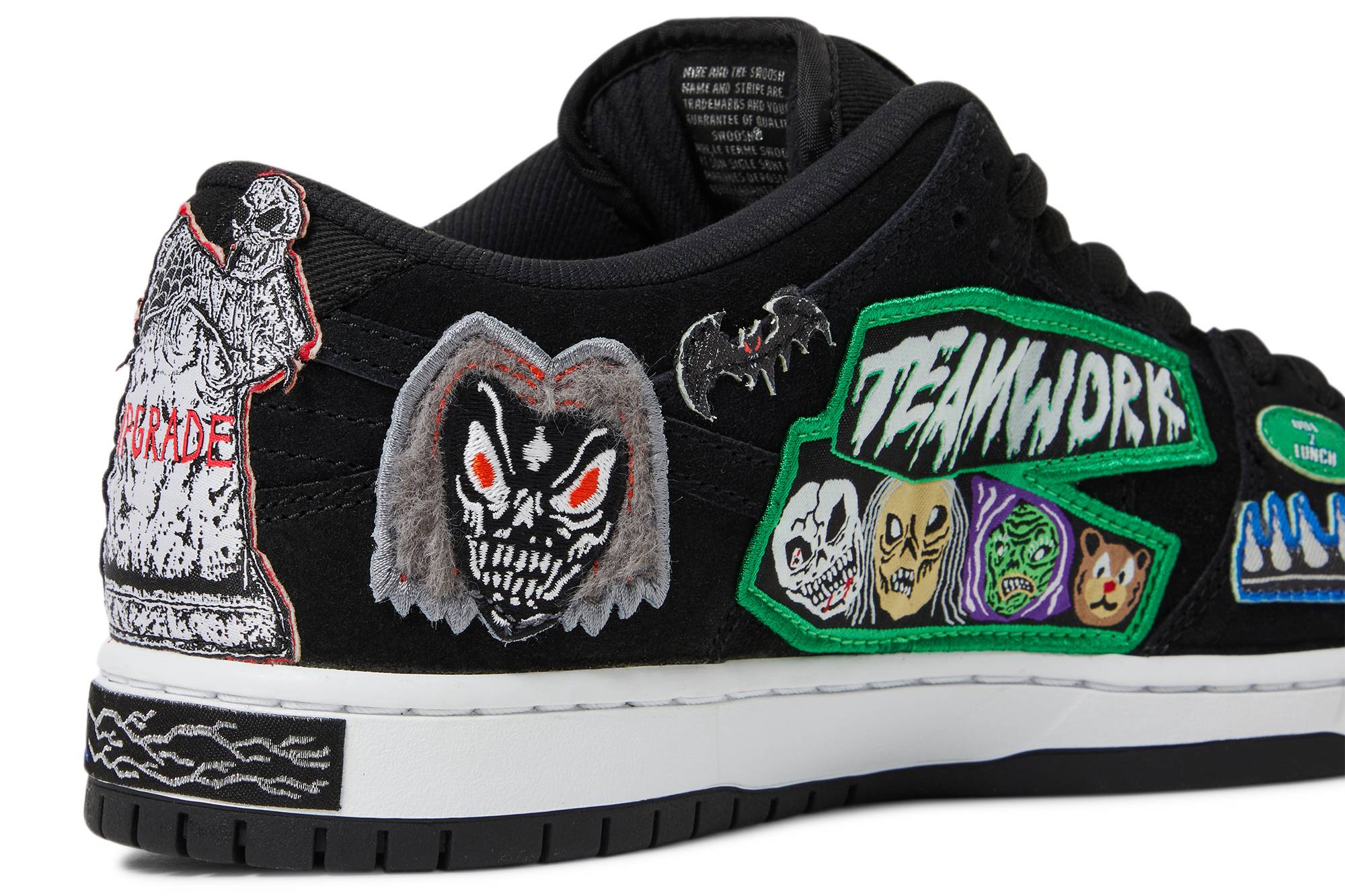 Neckface x Nike SB Dunk Low Pro 'Black' DQ4488-001 - Image 9