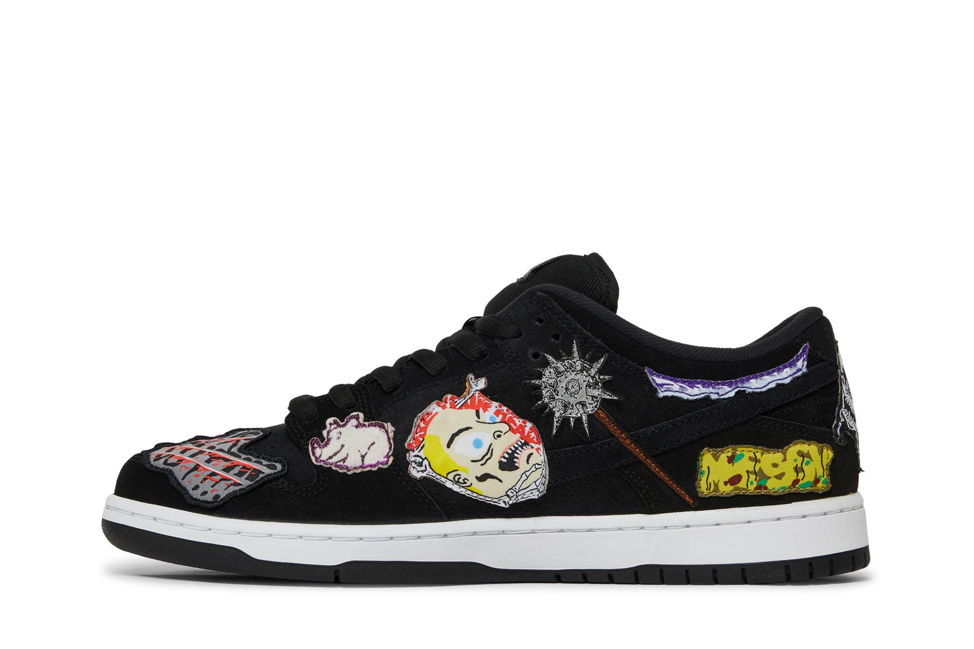 Neckface x Nike SB Dunk Low Pro 'Black' DQ4488-001 - Image 3