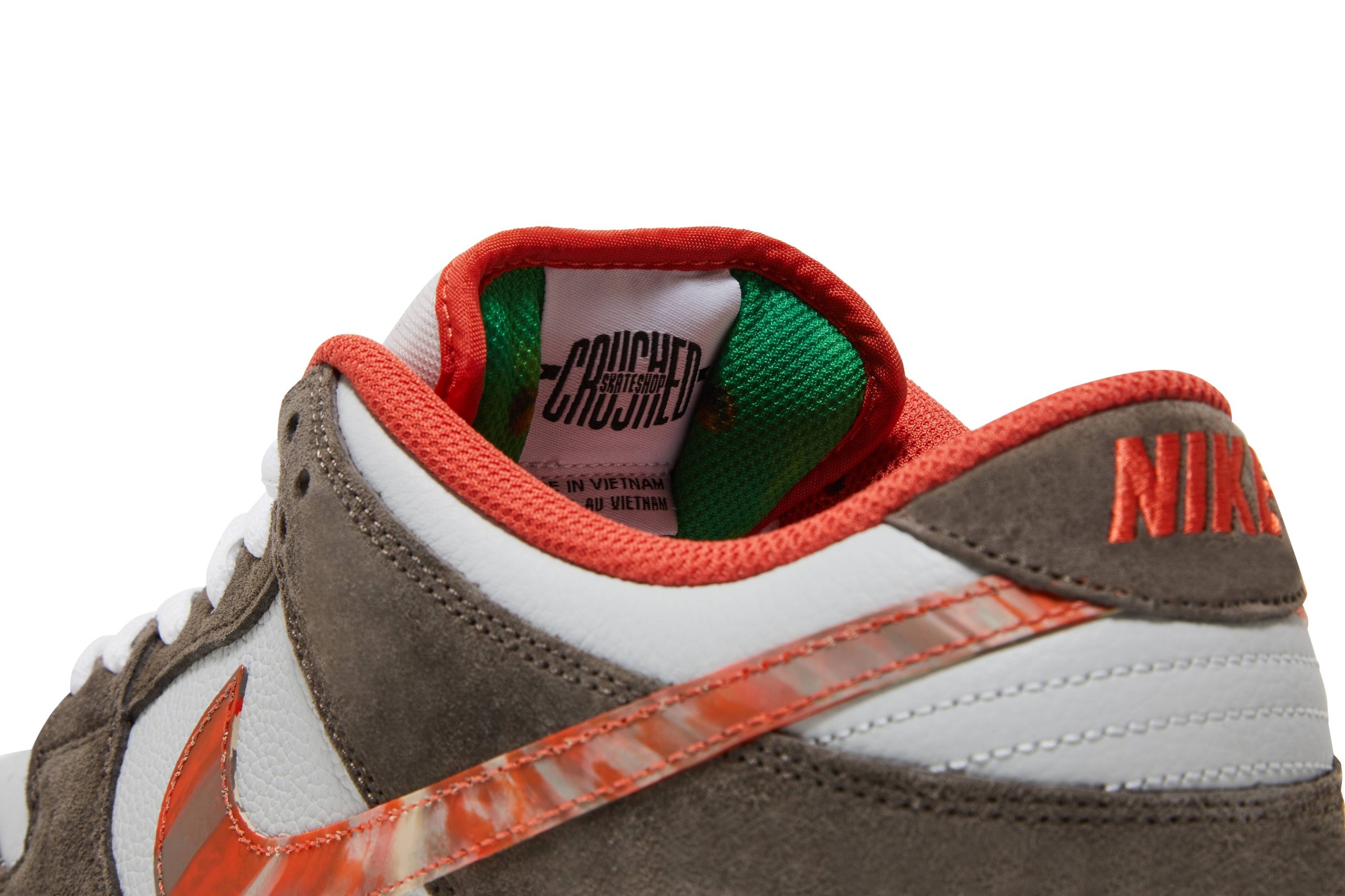 Crushed Skate Shop x Nike SB Dunk Low QS Olive Grey/Mantra Orange DH7782-001 Coiloa - Afbeelding 9