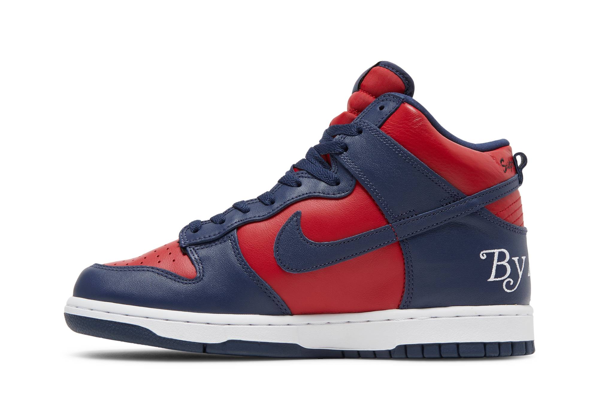 Supreme x Nike SB Dunk High 'By Any Means Navy' DN3741-600 - immagine 3