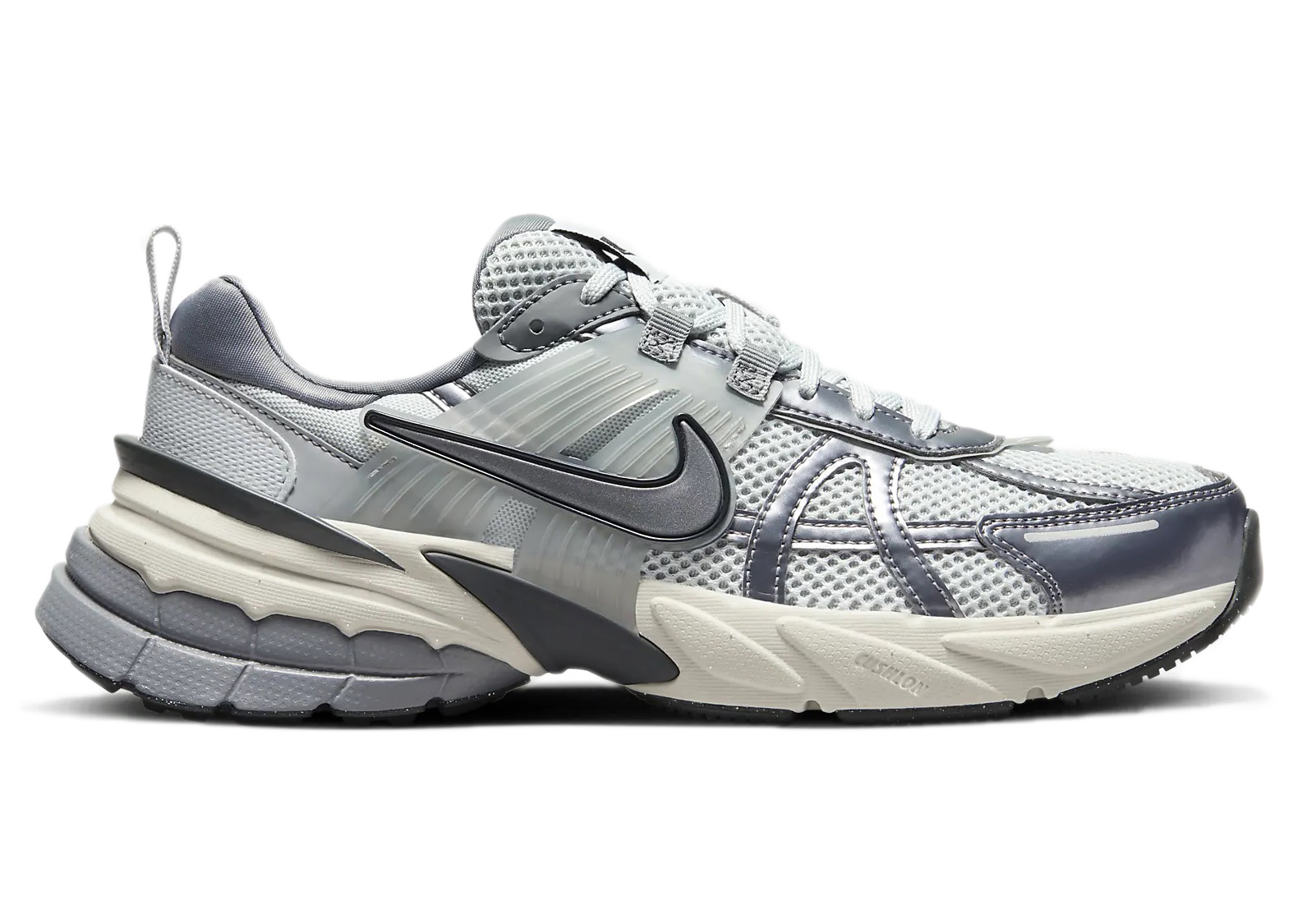 (Women) Nike V2K Run Pure Platinum Wolf Grey FD0736-003 Moroen