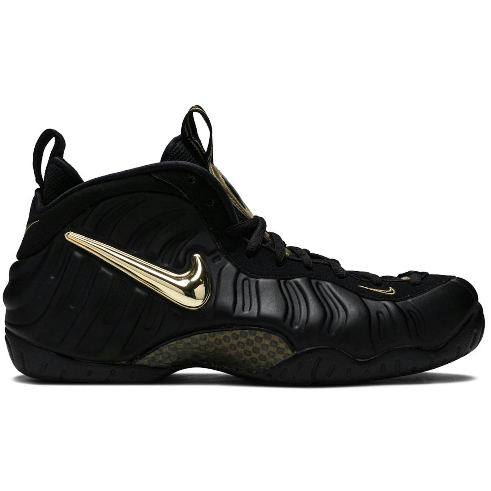 Nike Air Foamposite Pro Black Metallic Gold 624041-009 Moroen
