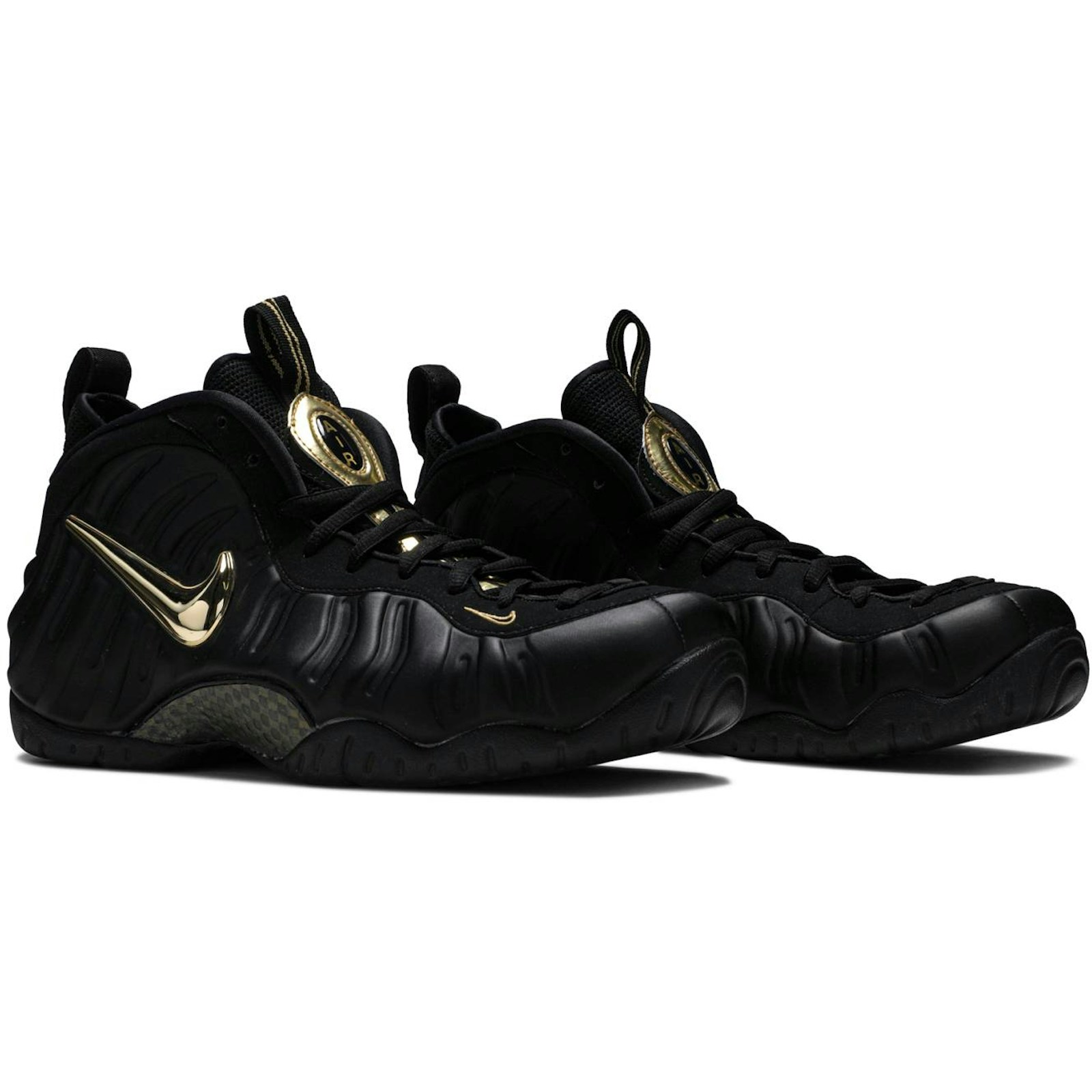Nike Air Foamposite Pro Black Metallic Gold 624041-009 Moroen - Image 8