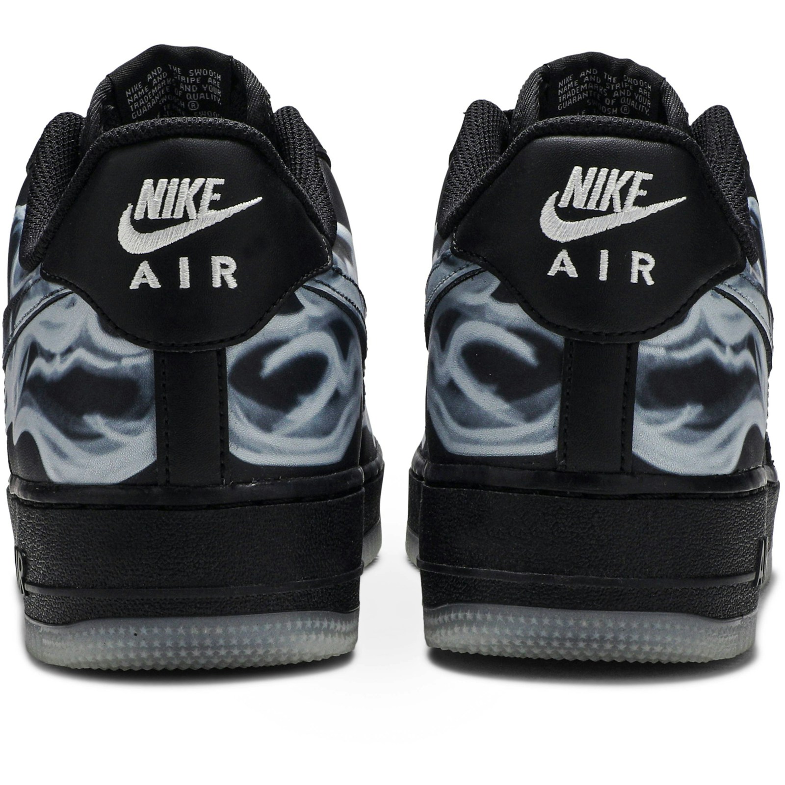 Nike Air Force 1 07 QS Black Skeleton BQ7541-001 Moroen - Image 6