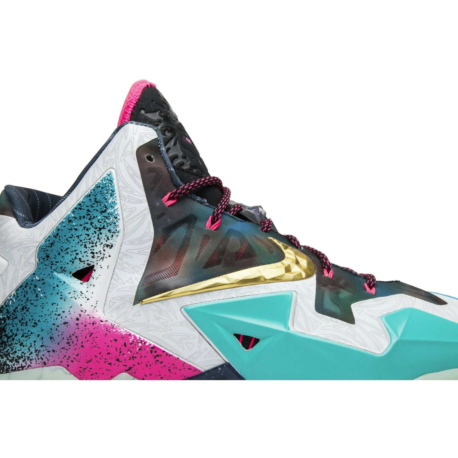 Nike LeBron 11 Premium What The LeBron 650884-400 Coiloa - Image 2