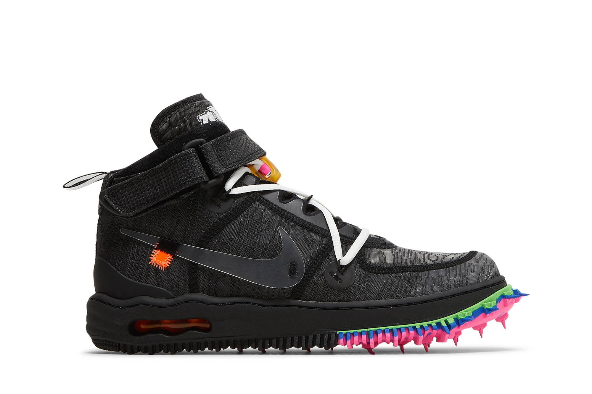 Off-White x Nike Air Force 1 Mid 'Black' DO6290-001