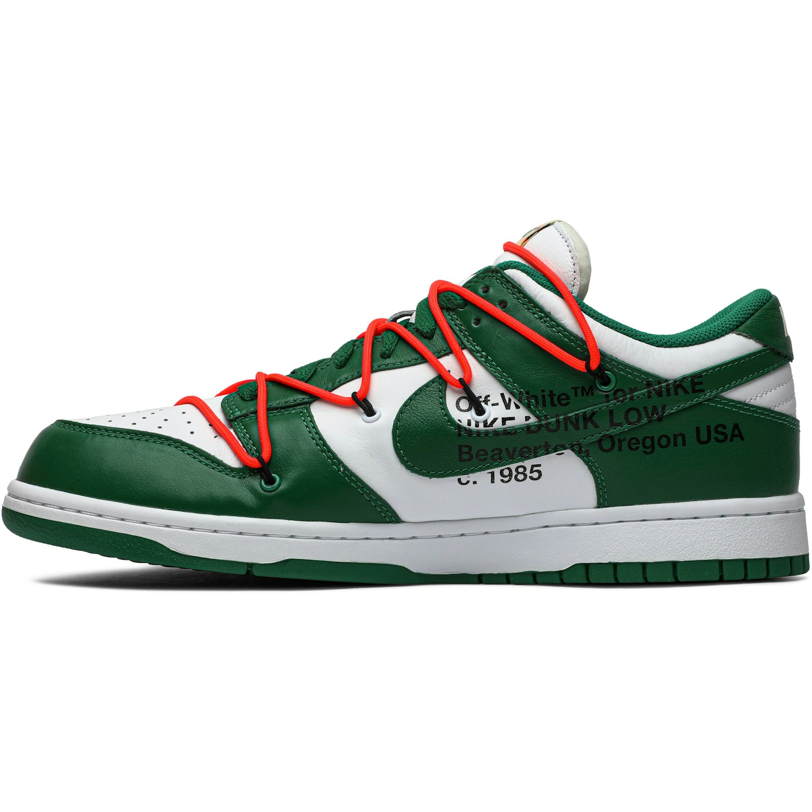 Off-White x Nike Dunk Low 'Pine Green' CT0856-100