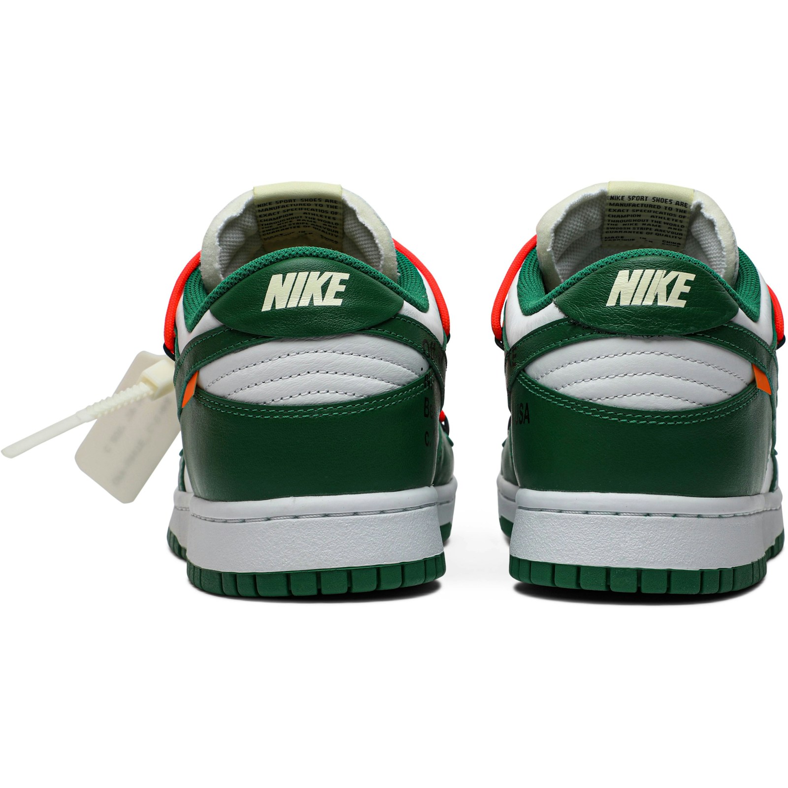 Off-White x Nike Dunk Low 'Pine Green' CT0856-100
