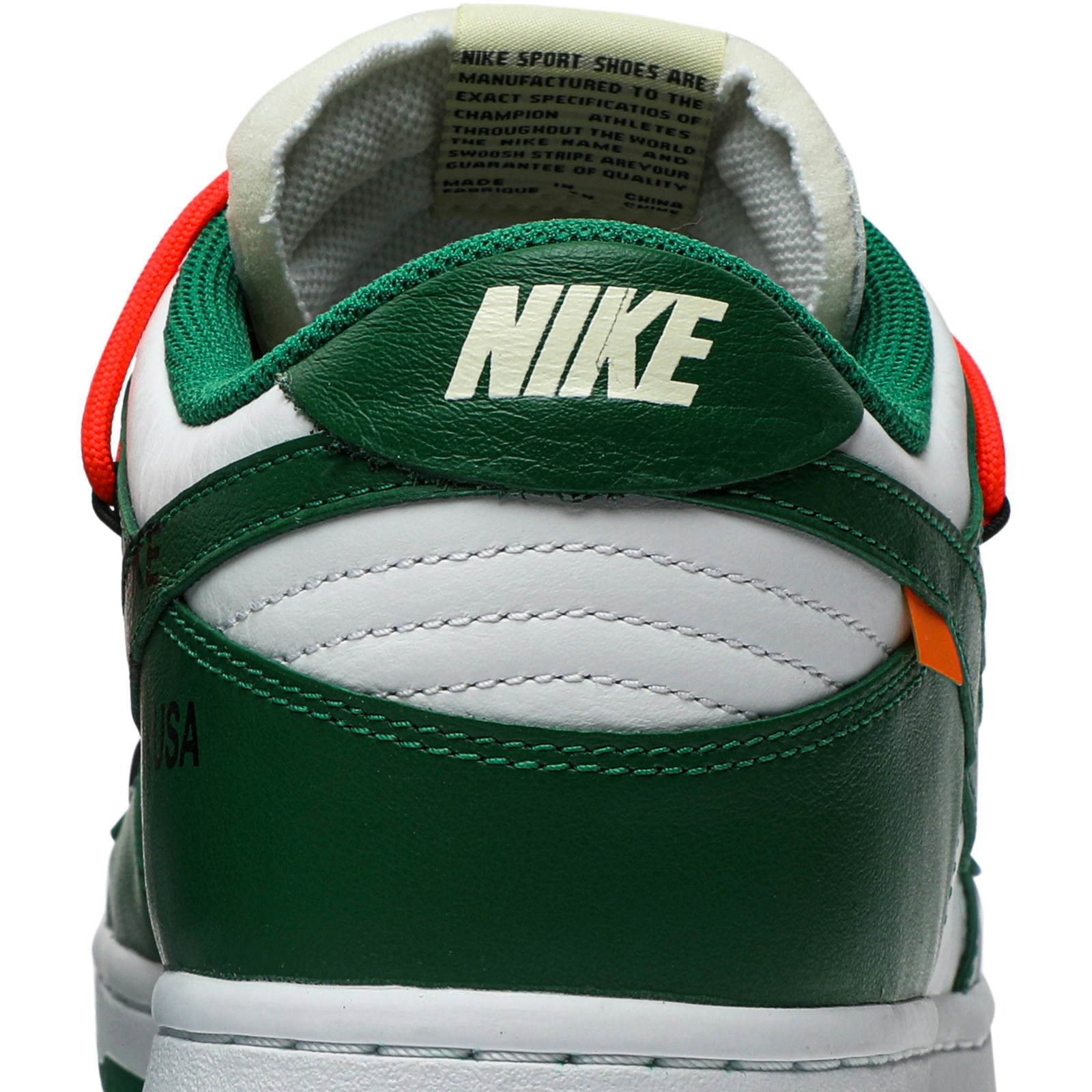 Off-White x Nike Dunk Low 'Pine Green' CT0856-100