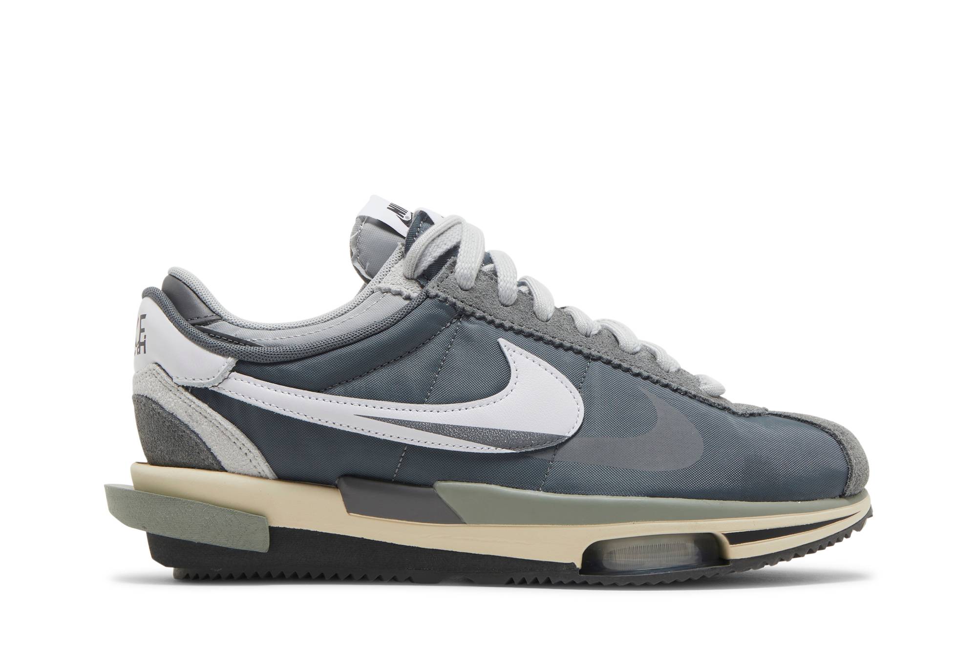 sacai x Nike Cortez 4.0 'Grey' DQ0581-001 Simpleartly Store