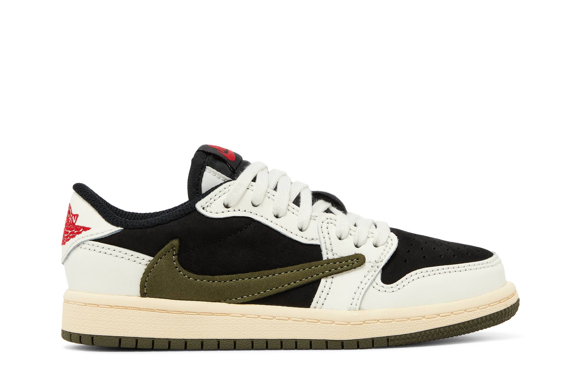(Preschool) Travis Scott x Air Jordan 1 Low OG 'Olive' DZ5909-106