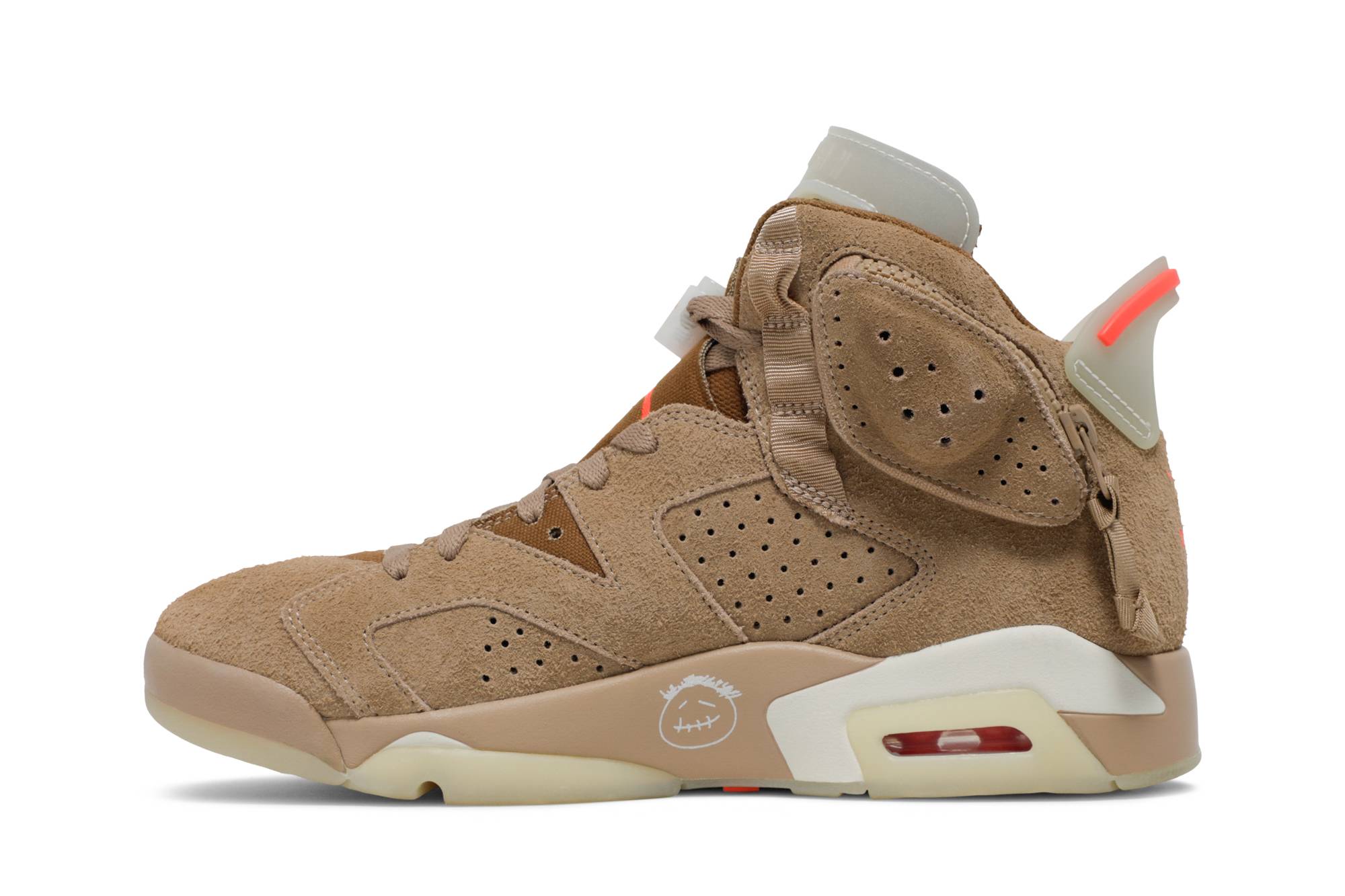 Travis Scott x Air Jordan 6 Retro 'British Khaki' DH0690-200 - Image 3