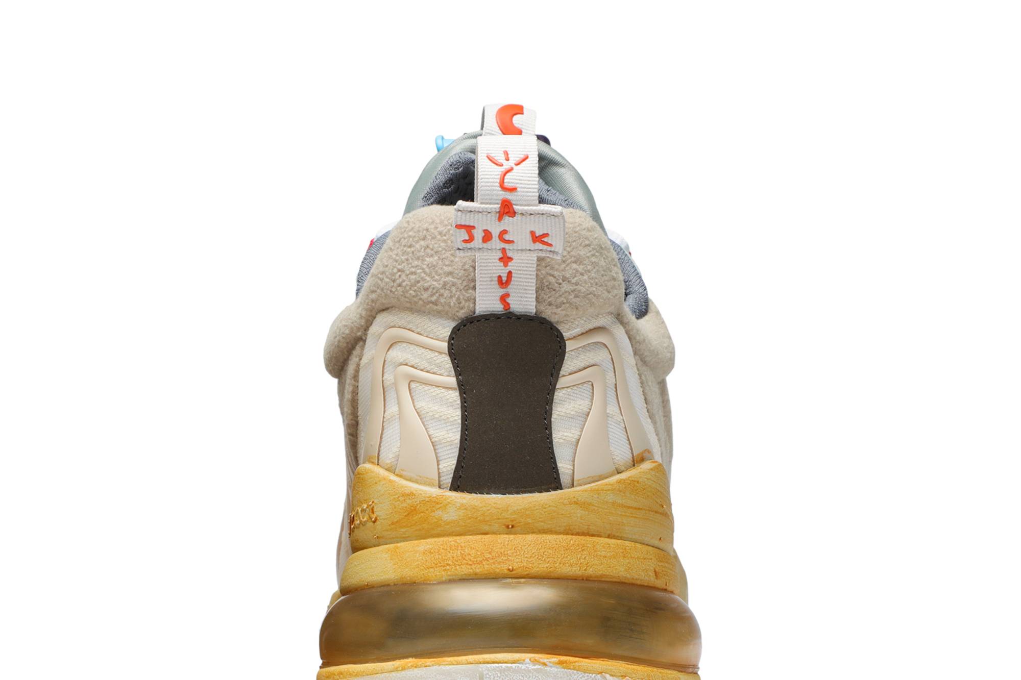 Travis Scott x Nike Air Max 270 React ENG Cactus Trails CT2864-200 Moroen - Imagen 7