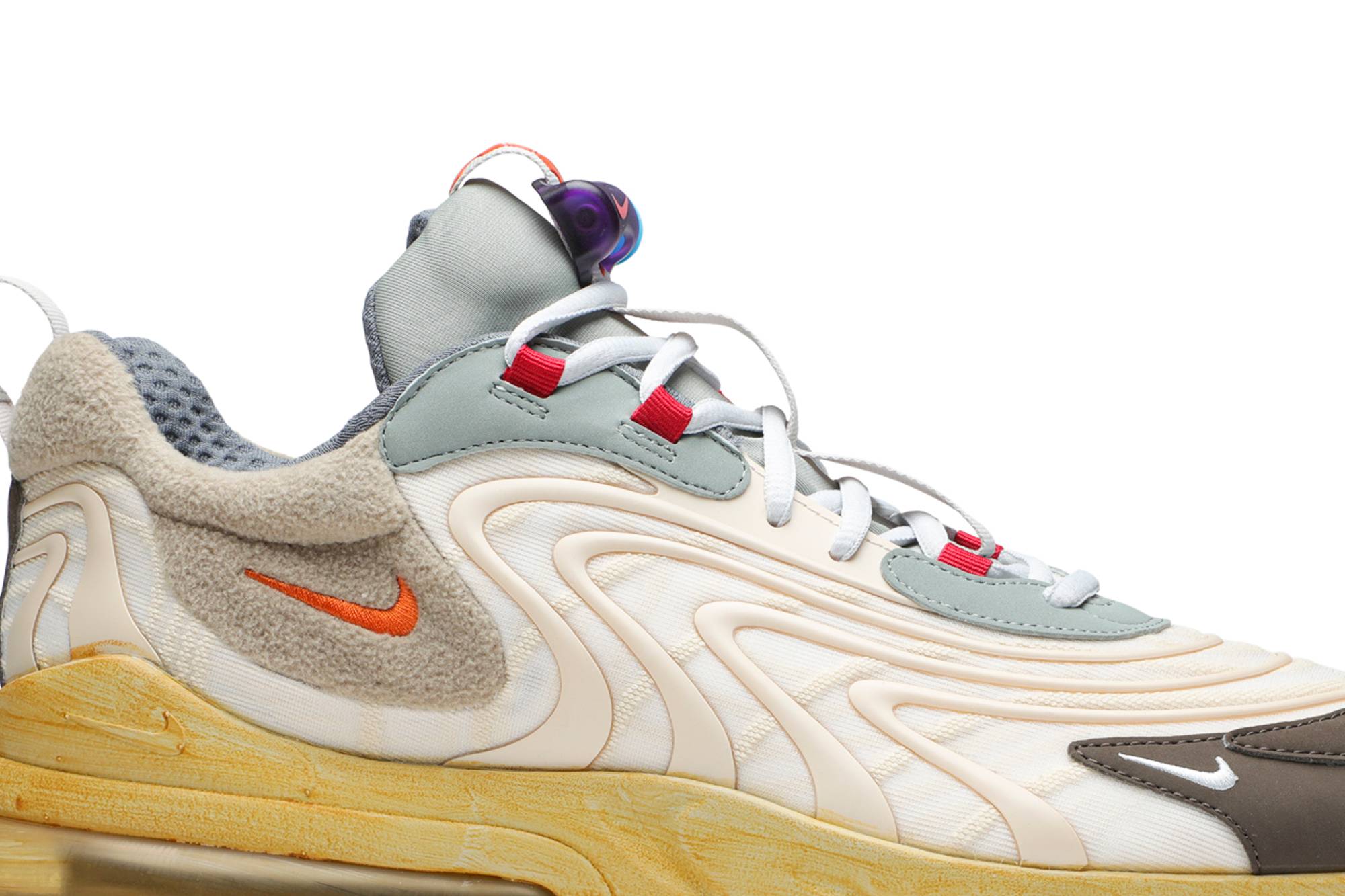 Travis Scott x Nike Air Max 270 React ENG Cactus Trails CT2864-200 Moroen - Imagen 2