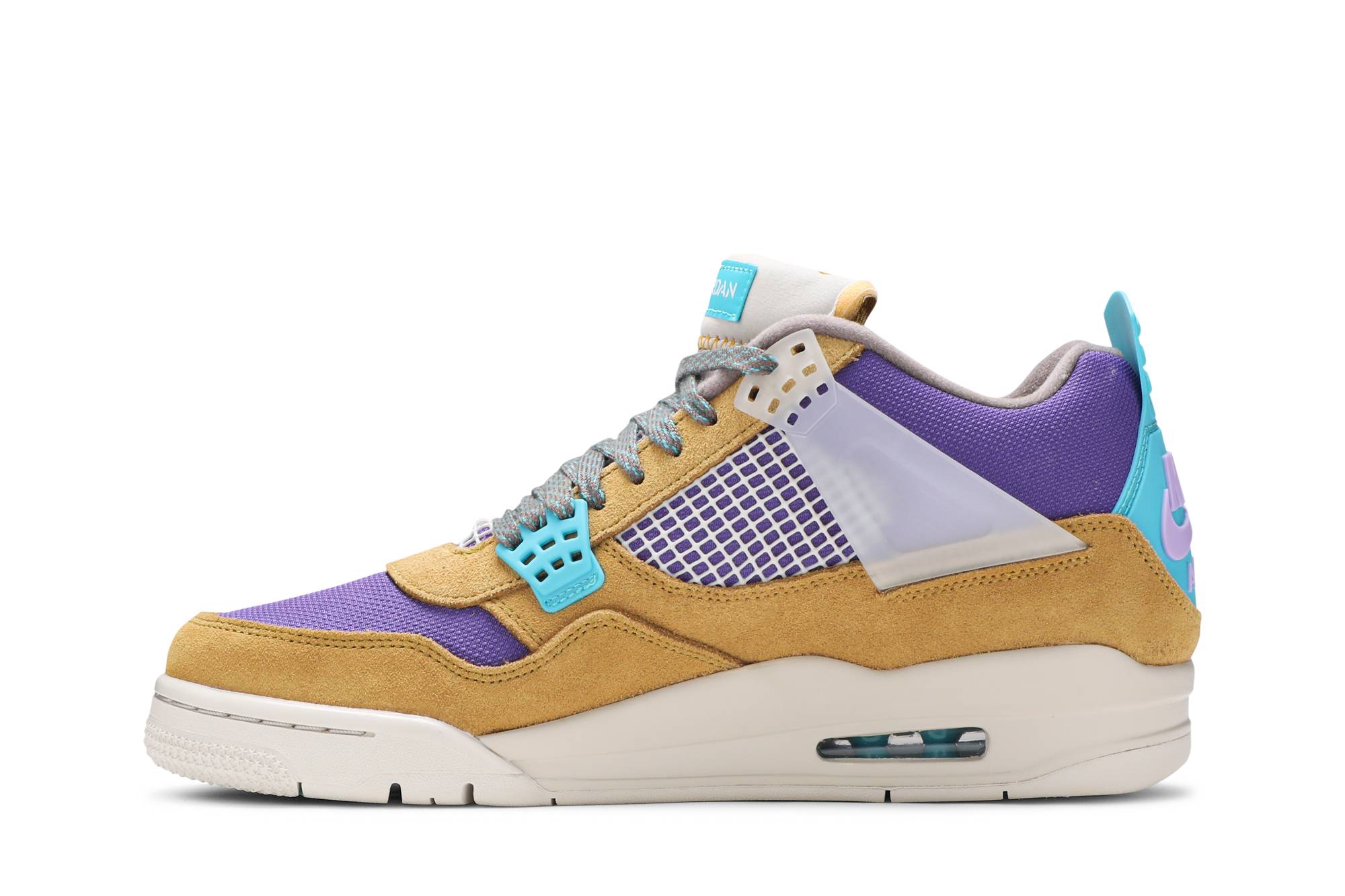 Union LA x Air Jordan 4 Retro 'Desert Moss' DJ5718-300 - Image 3