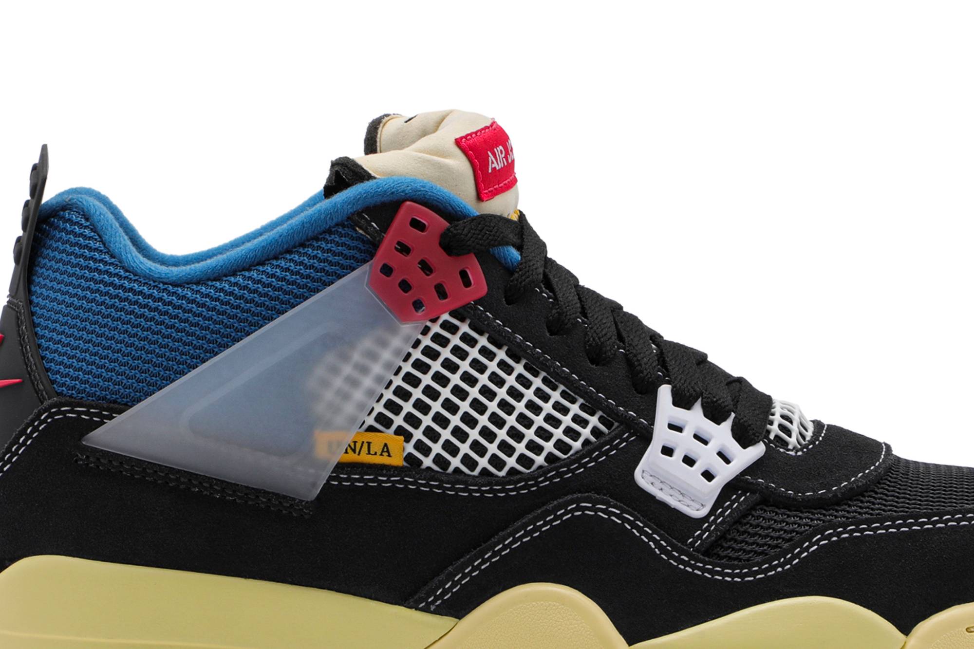 Union LA x Air Jordan 4 Retro Off Noir DC9533-001 Moroen - Image 2