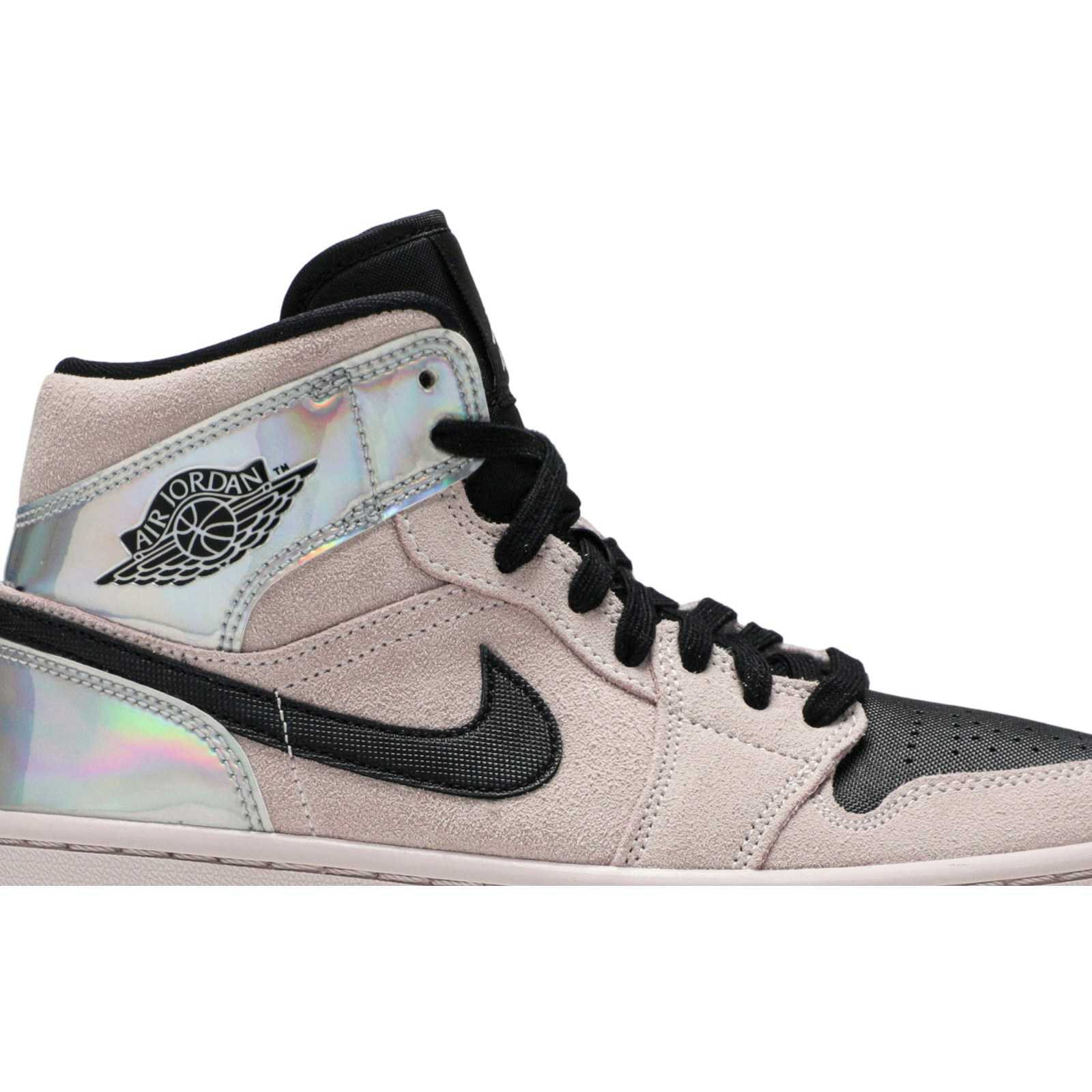 (Women) Air Jordan 1 Mid Iridescent BQ6472-602 Moroen - Image 2