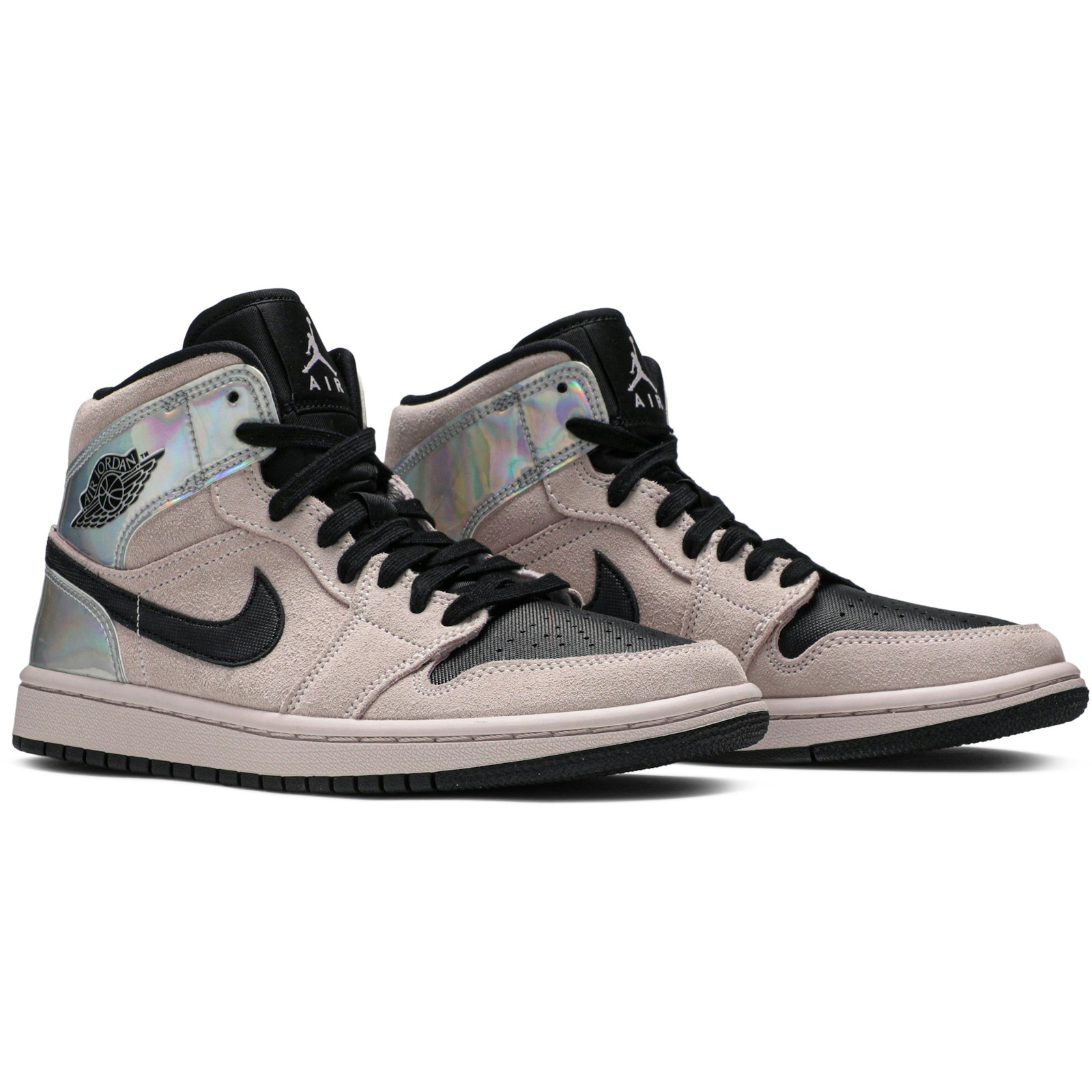 (Women) Air Jordan 1 Mid Iridescent BQ6472-602 Moroen - Image 8