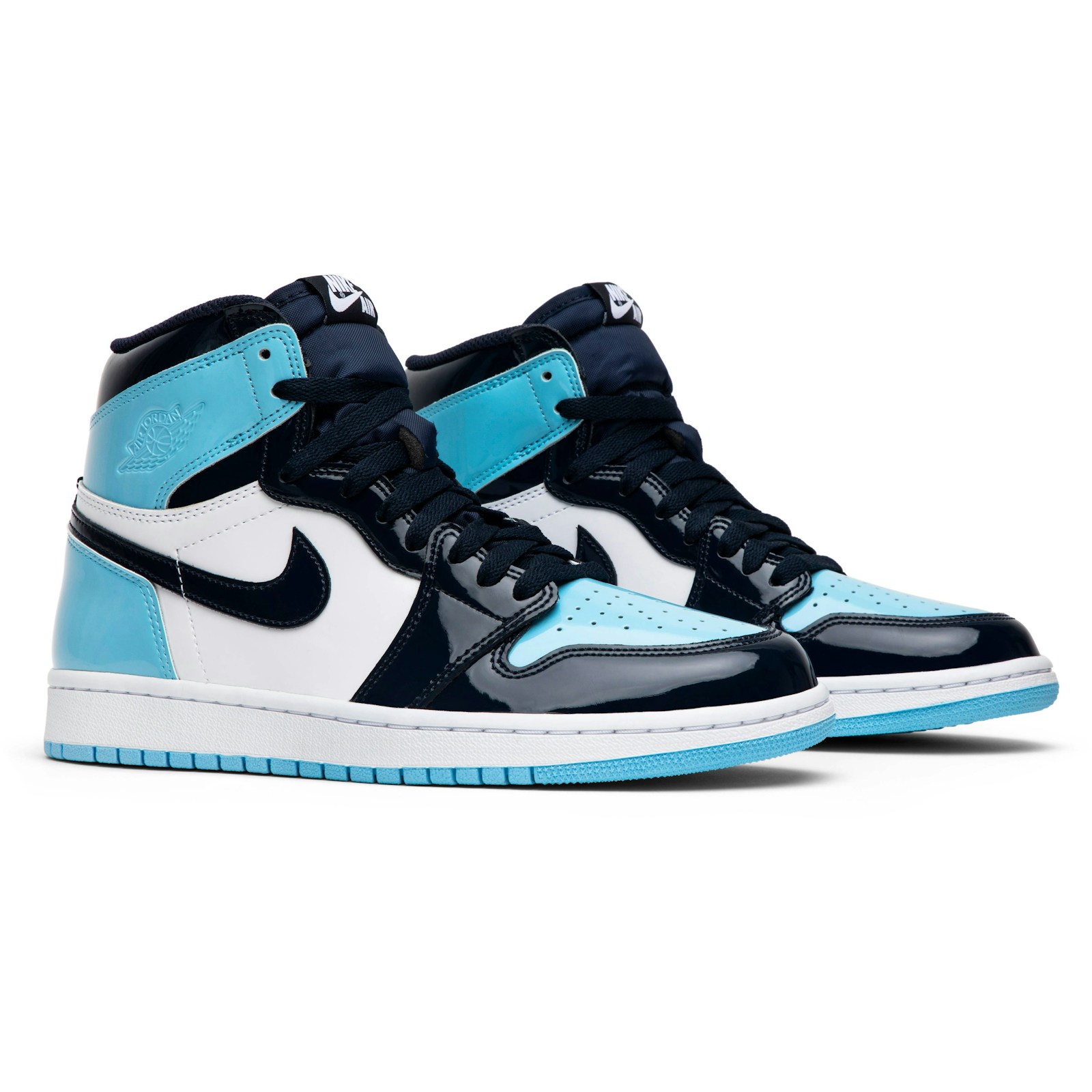 (Women) Air Jordan 1 Retro High OG Blue Chill CD0461-401 Moroen - Image 8