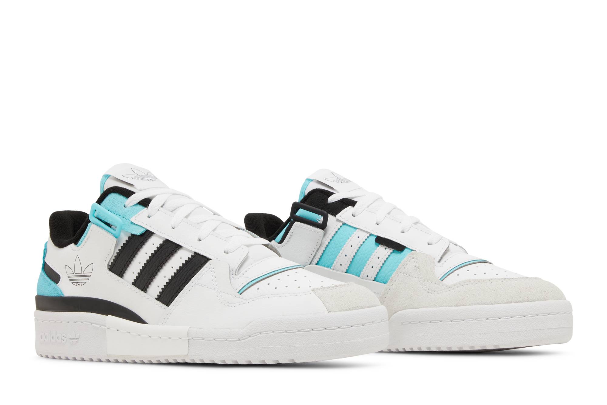 adidas Forum Exhibit Low White Pulse Aqua GZ5390 Moroen - Image 8