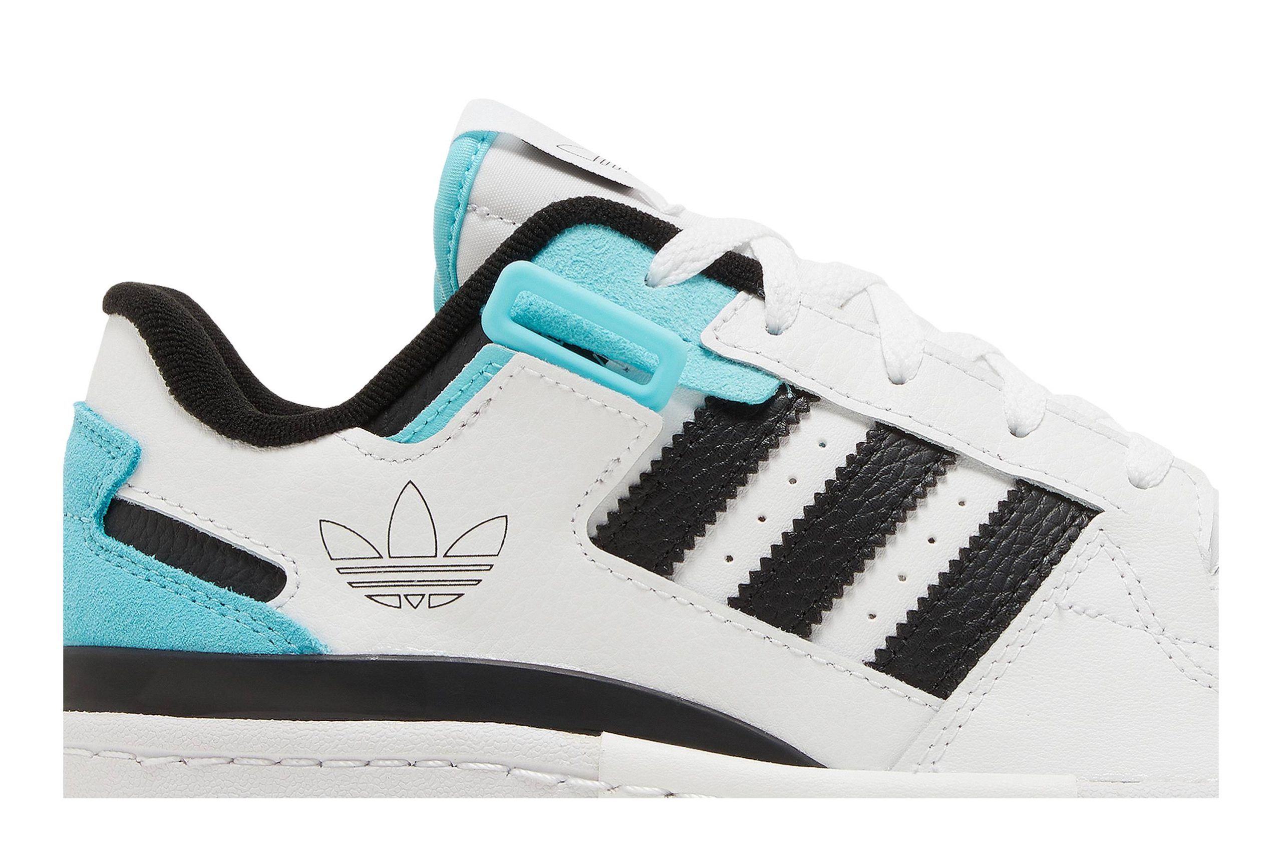 adidas Forum Exhibit Low White Pulse Aqua GZ5390 Moroen - Image 9