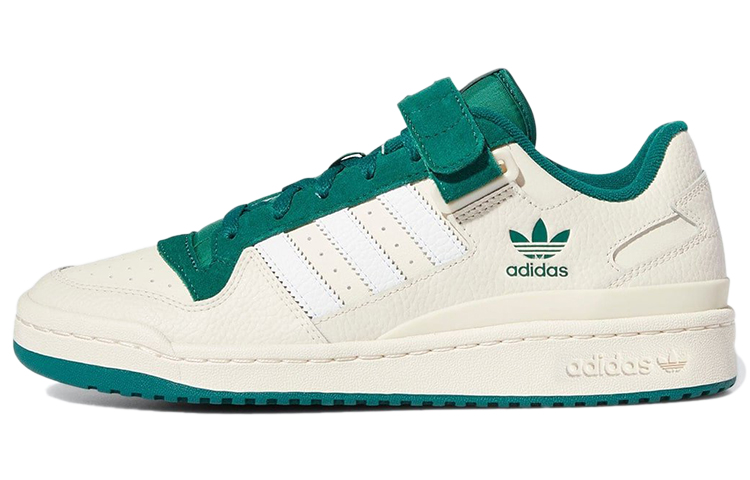 adidas Forum Low Shoes White Collegiate Green GX9398 Moroen