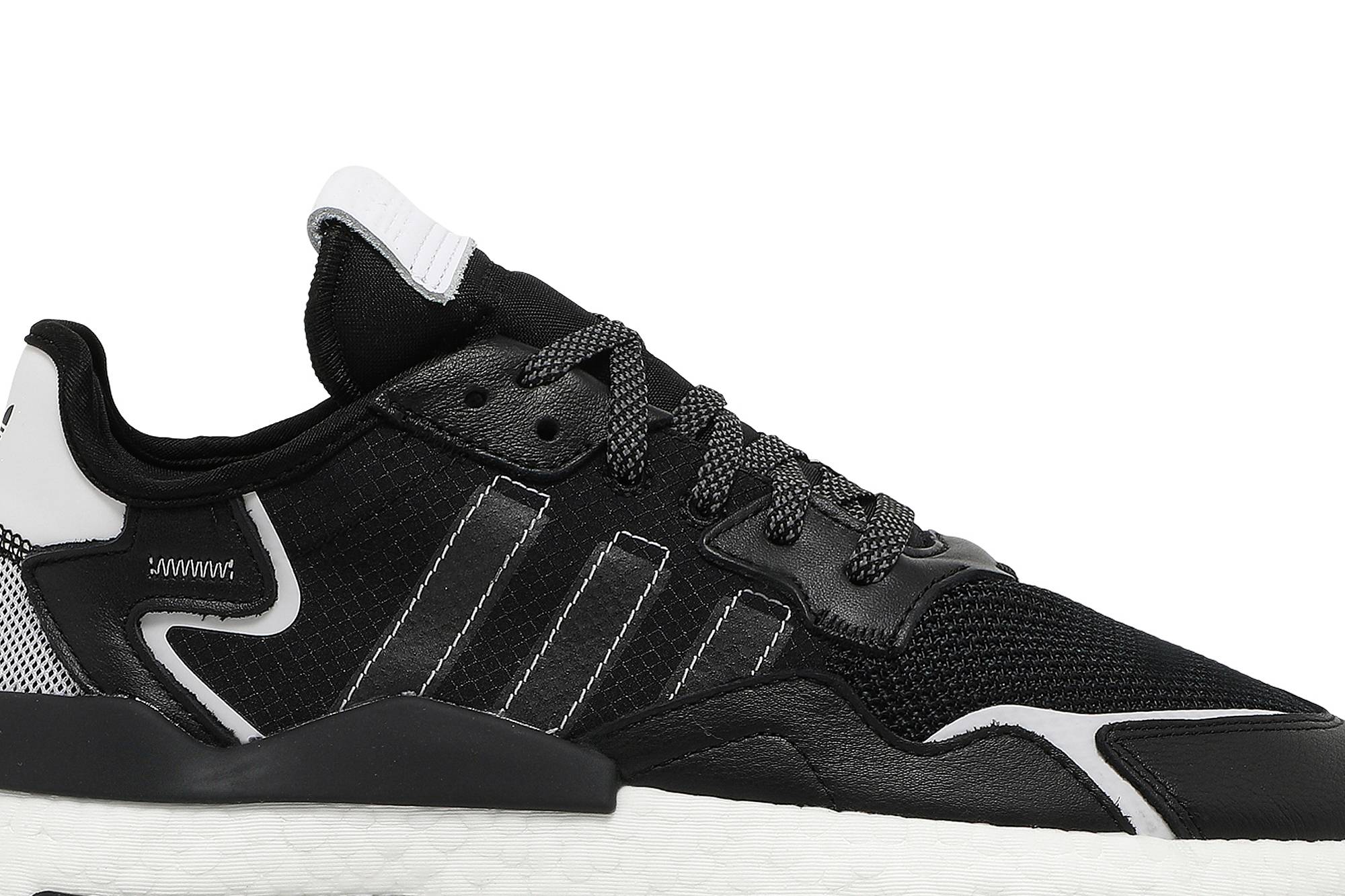 adidas Nite Jogger 'Black White' FW2055 - Imagem 9