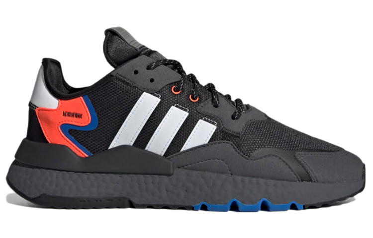 adidas NITE JOGGER 'Gray White Red' FX6834 - Image 2