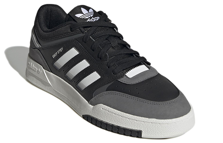 adidas originals Drop Step Low 'Black Dark Gray White' GW9733 - Image 8